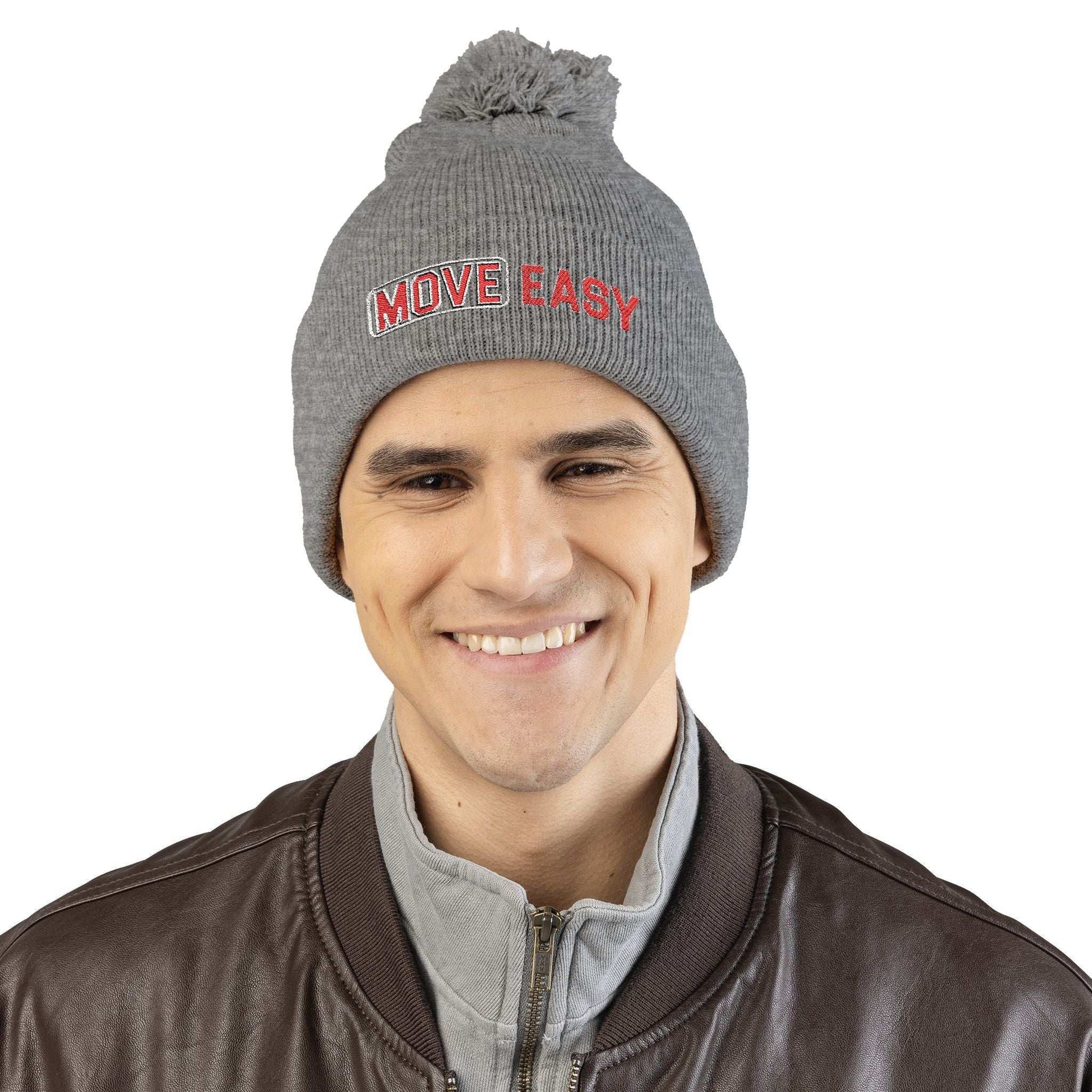 Move Easy - Pom-Pom Knit Cap