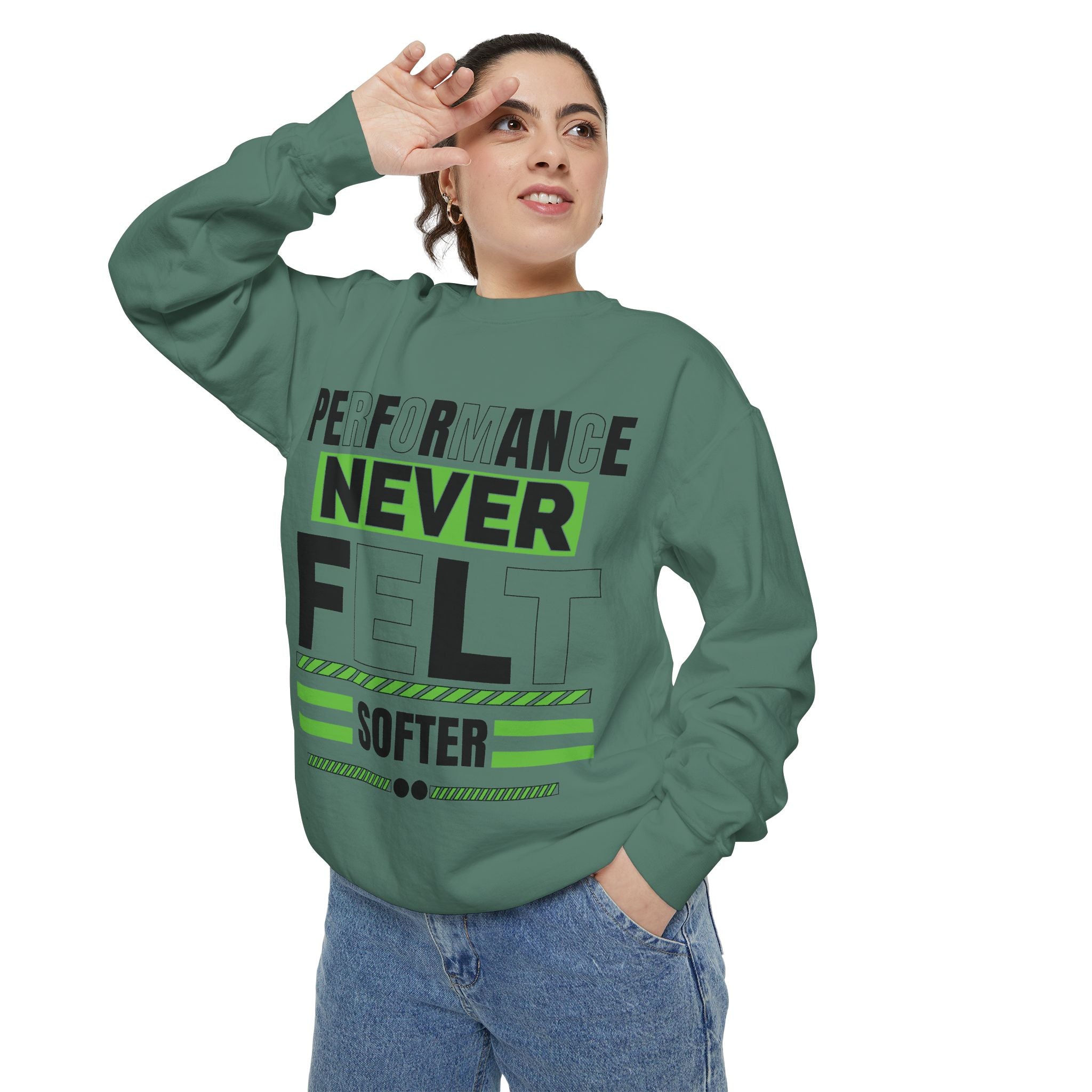 Performance Never Felt Softer - Garment-Dyed Sweatshirt