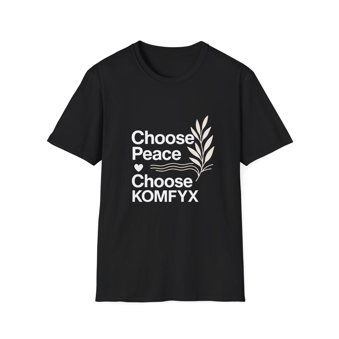 Choose Peace, Choose KOMFYX - Soft Style T-Shirt