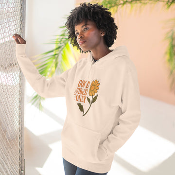 Good Vibes Only - Three-Panel Fleece Hoodie