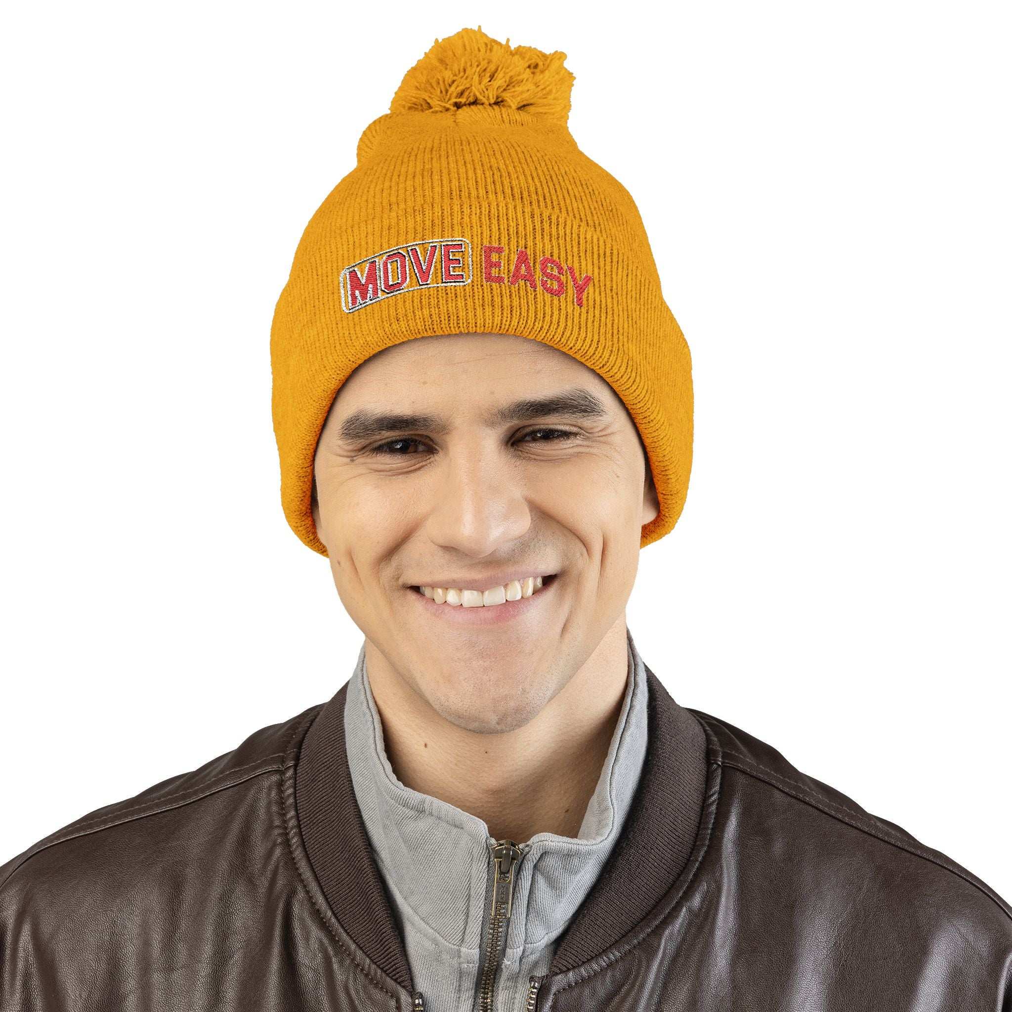Move Easy - Pom-Pom Knit Cap