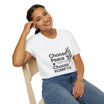 Choose Peace, Choose KOMFYX - Soft Style T-Shirt