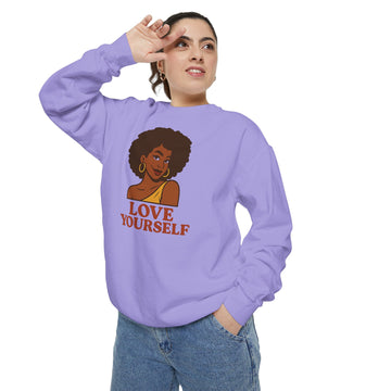 Love Yourself - Garment-Dyed Sweatshirt