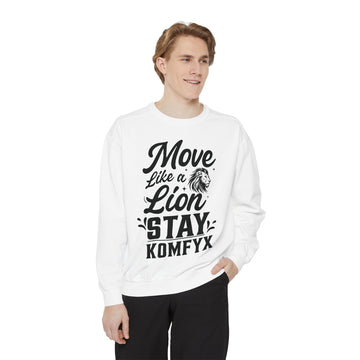 Move like a lion - Garment-Dyed Sweatshirt