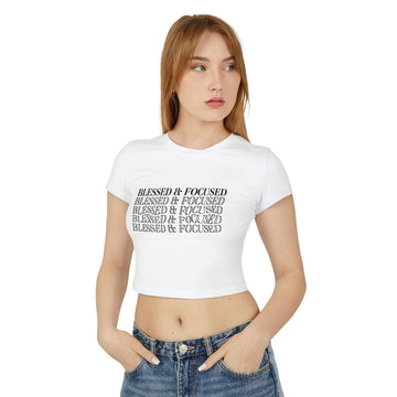 Blessed & Focused - Women's Baby Tee