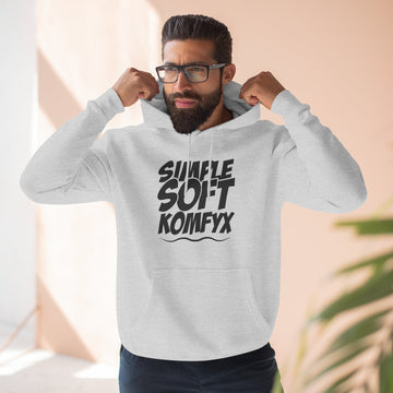 Simple Soft KomfyX - Three-Panel Fleece Hoodie