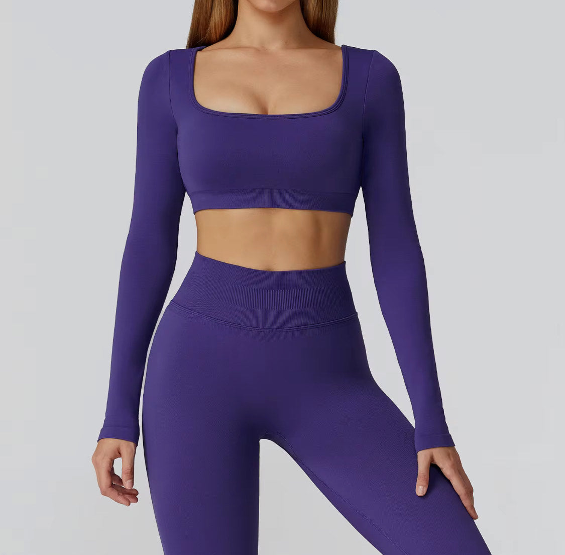 KOMFYX Seamless Long-Sleeve Set – “Confidence in Motion”