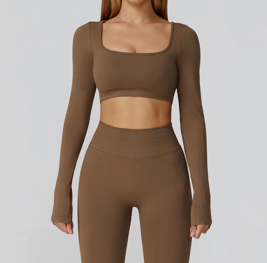 KOMFYX Seamless Long-Sleeve Set – “Confidence in Motion”