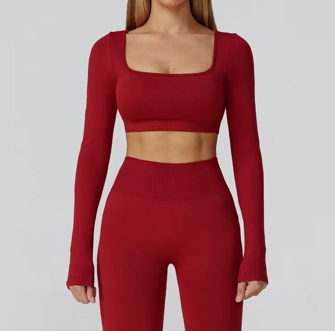 KOMFYX Seamless Long-Sleeve Set – “Confidence in Motion”