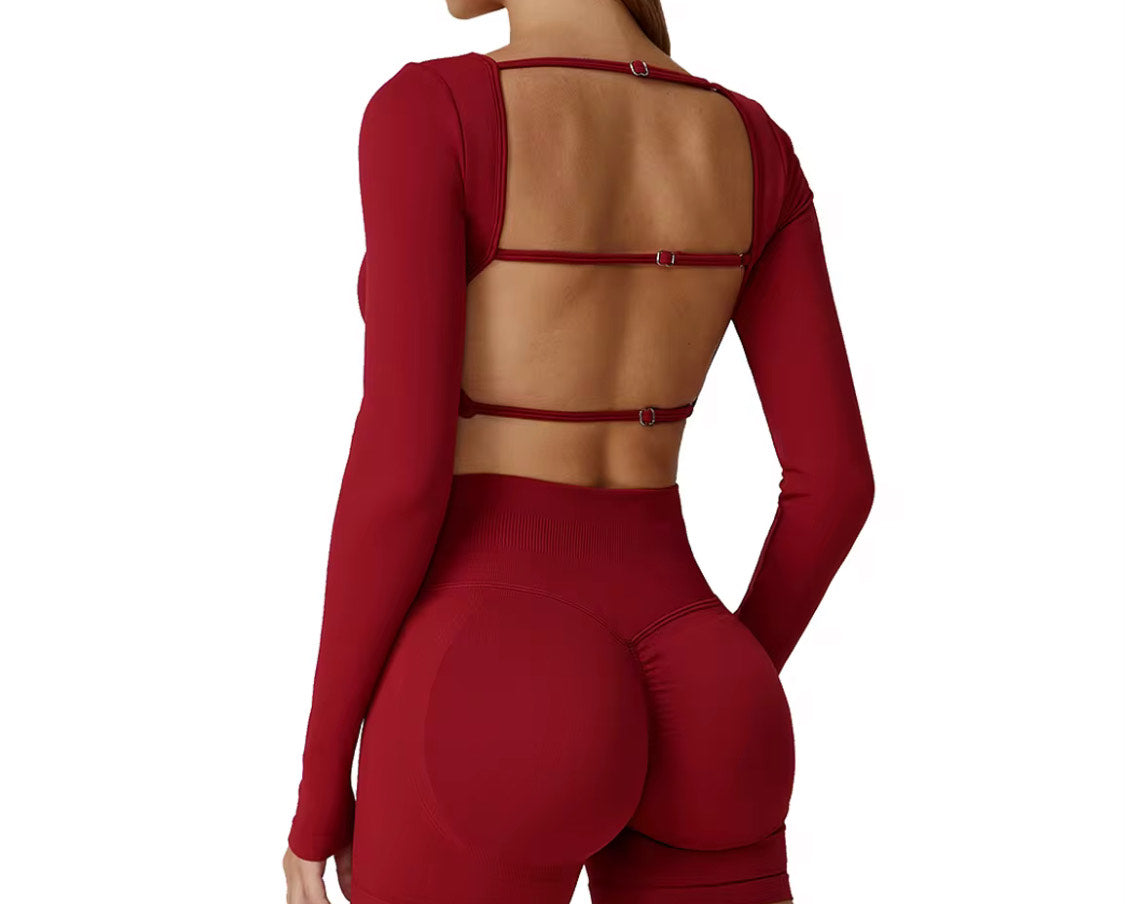 KOMFYX Seamless Long-Sleeve Set – “Confidence in Motion”