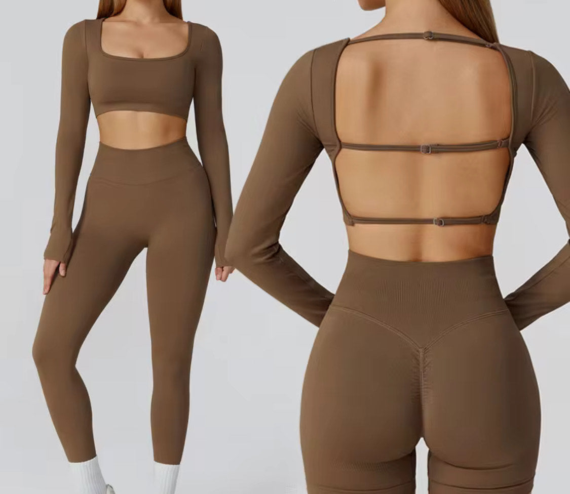 KOMFYX Seamless Long-Sleeve Set – “Confidence in Motion”