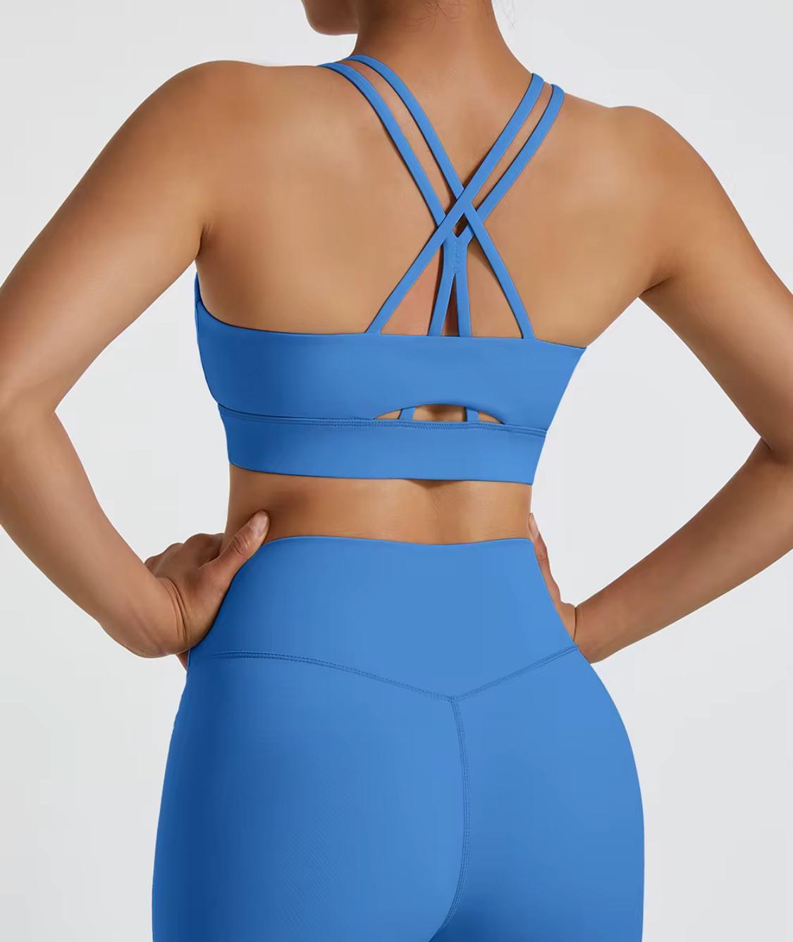 KOMFYX Cross-Back Seamless Set – “Move with Confidence”