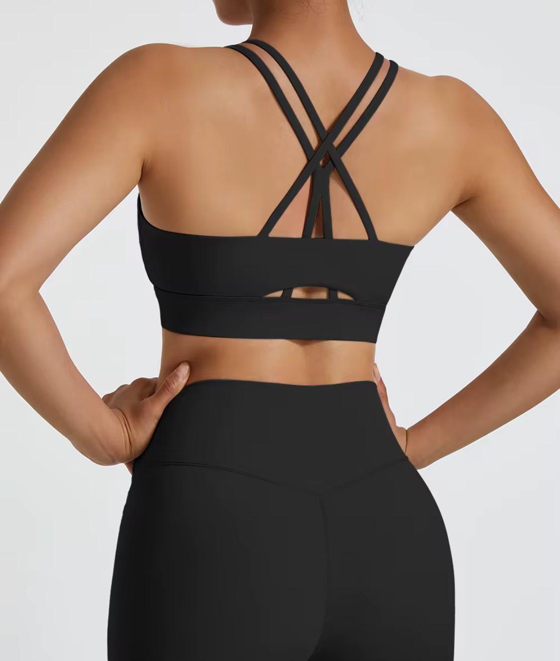 KOMFYX Cross-Back Seamless Set – “Move with Confidence”