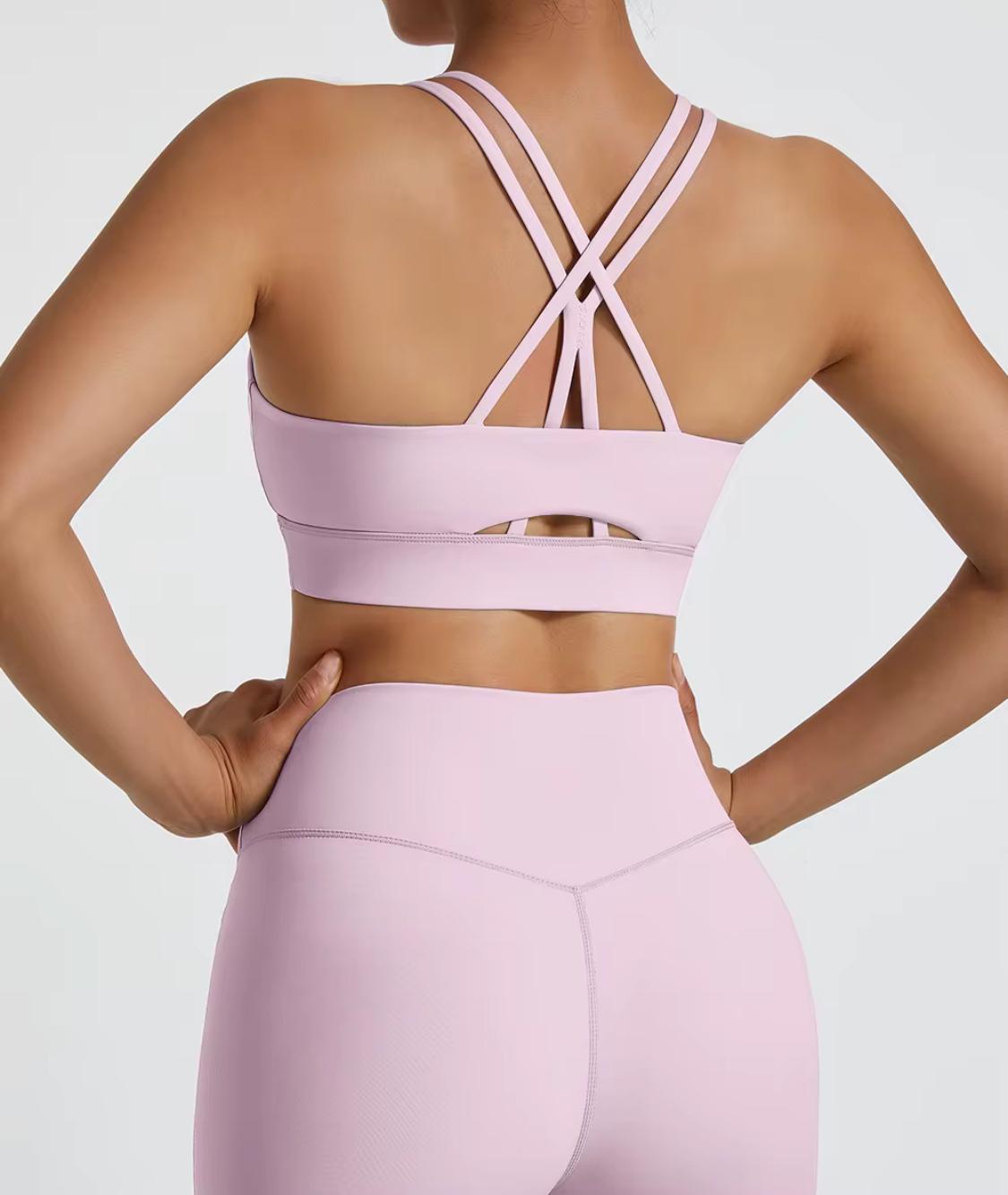 KOMFYX Cross-Back Seamless Set – “Move with Confidence”
