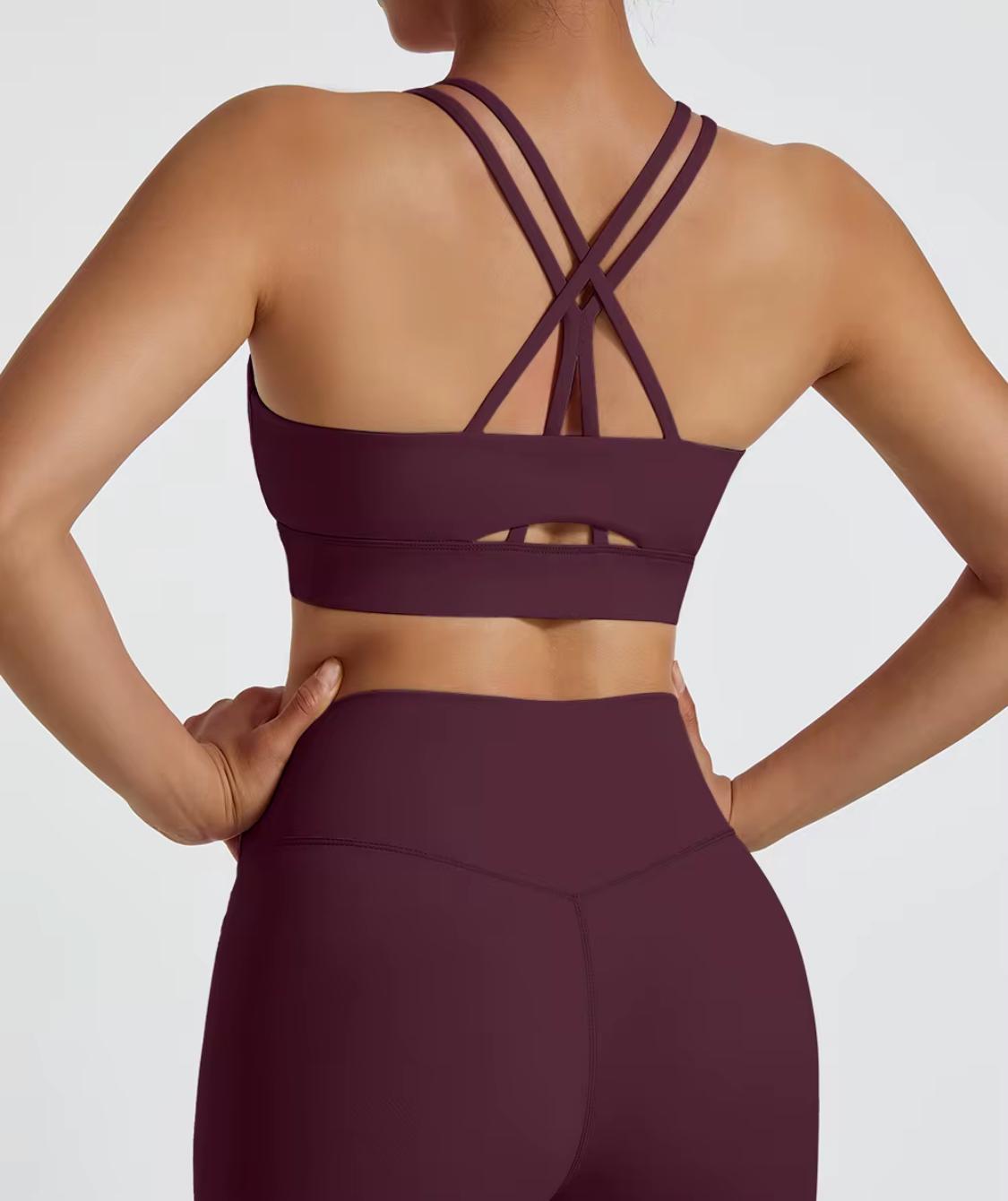 KOMFYX Cross-Back Seamless Set – “Move with Confidence”