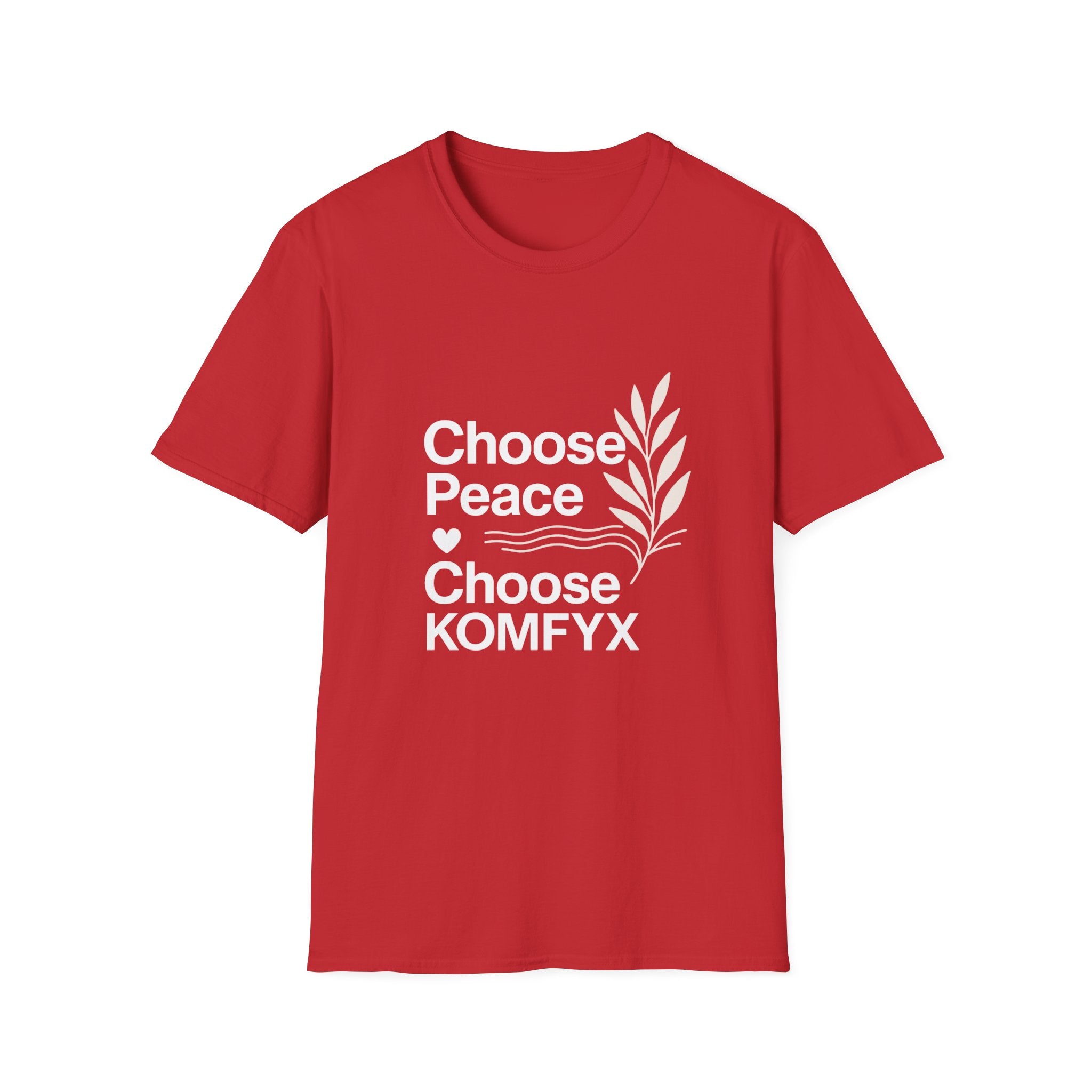 Choose Peace, Choose KOMFYX - Soft Style T-Shirt