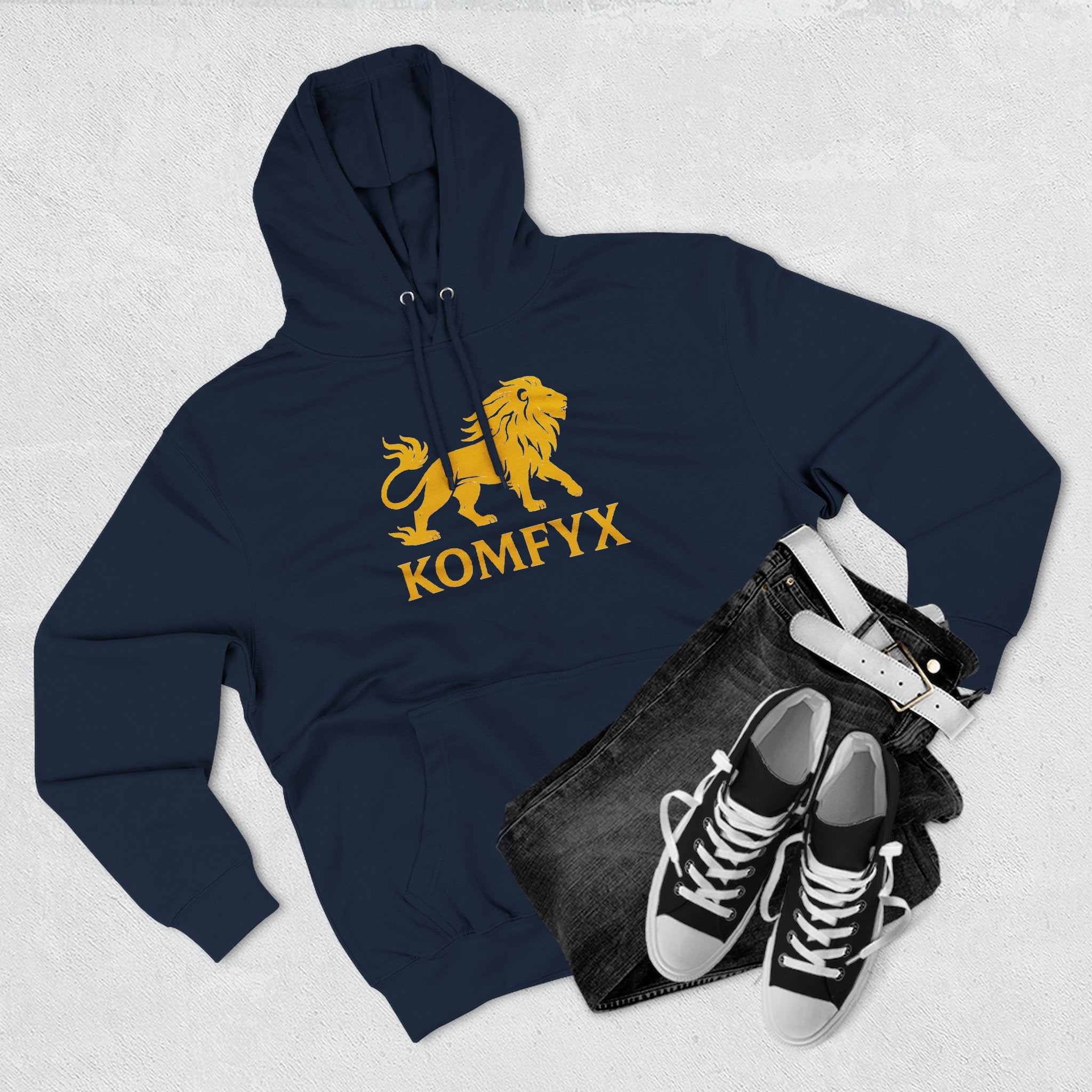 KomfyX - Three-Panel Fleece Hoodie