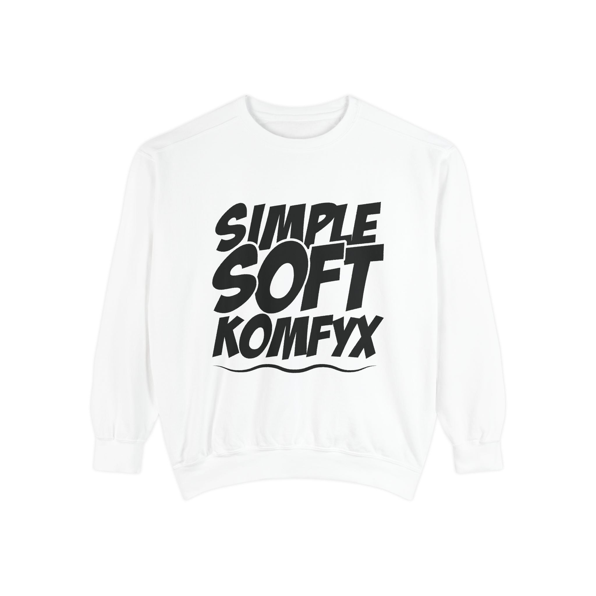 Simple Soft KomfyX - Garment-Dyed Sweatshirt