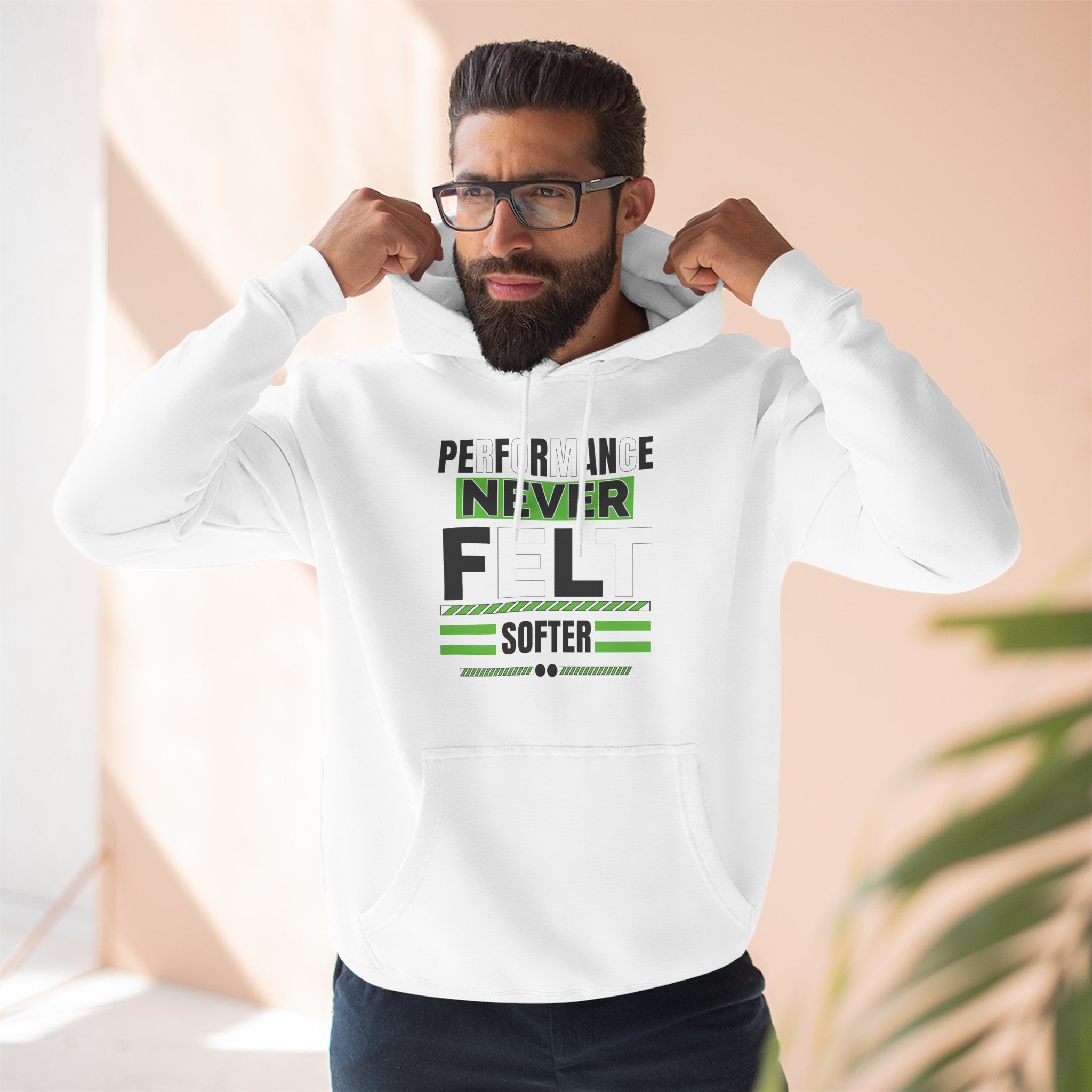 Performance Never Felt Softer - Three-Panel Fleece Hoodie