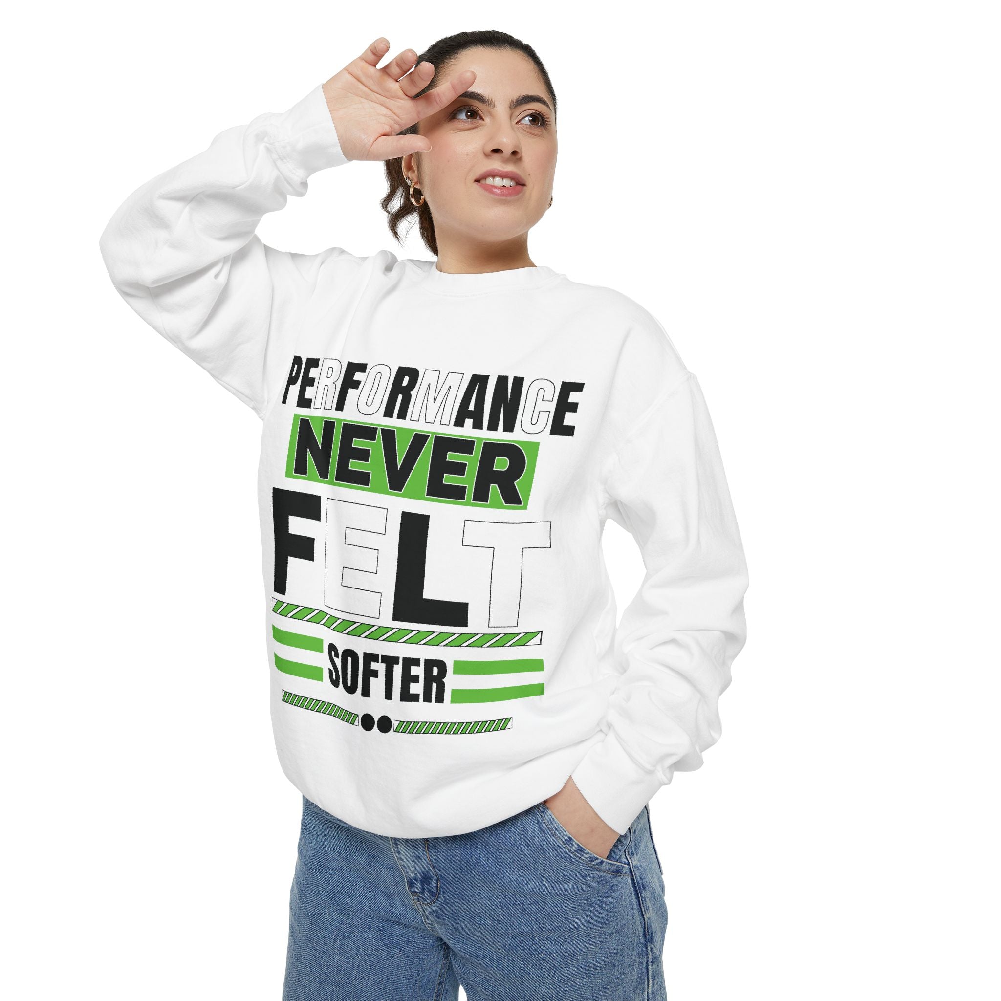 Performance Never Felt Softer - Garment-Dyed Sweatshirt