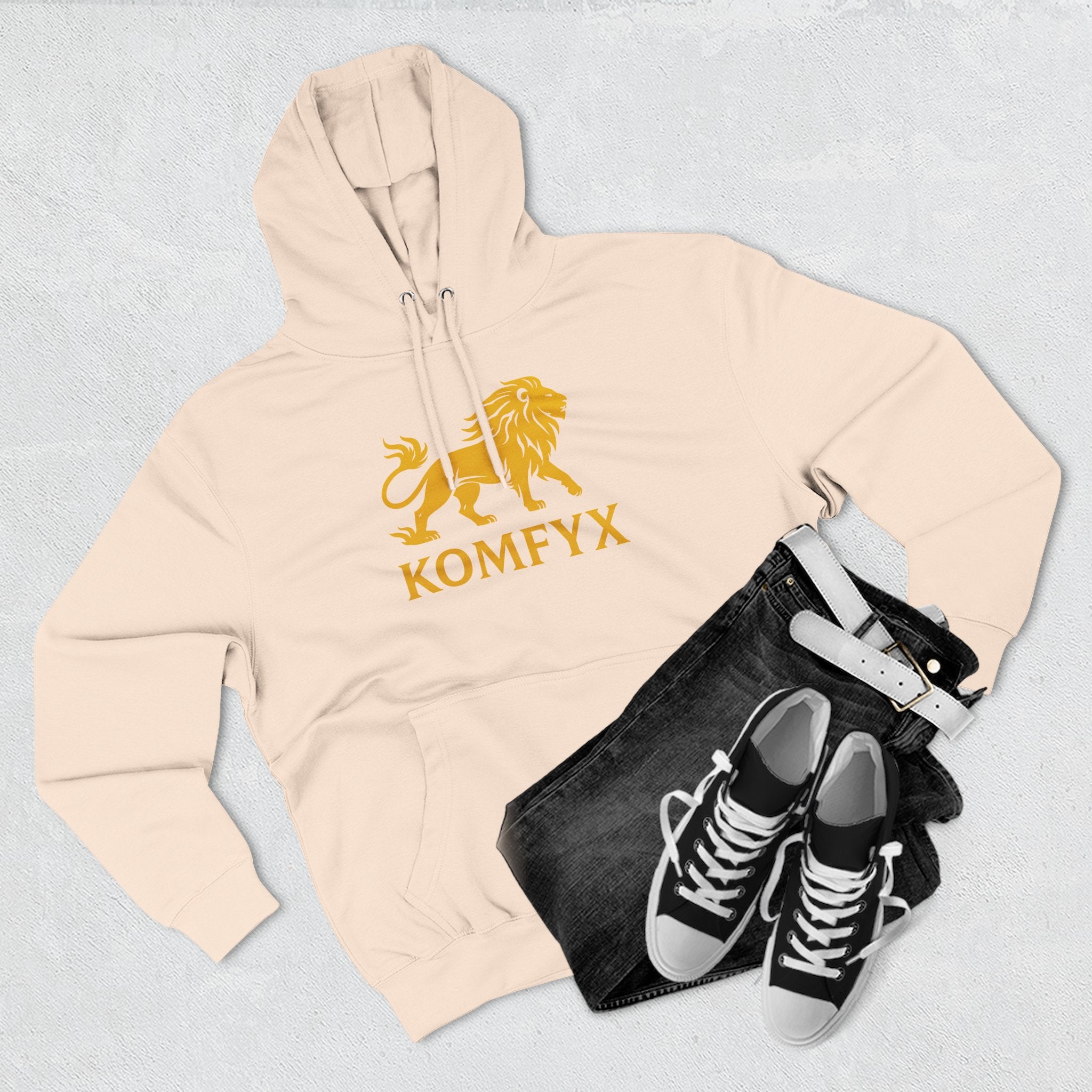 KomfyX - Three-Panel Fleece Hoodie