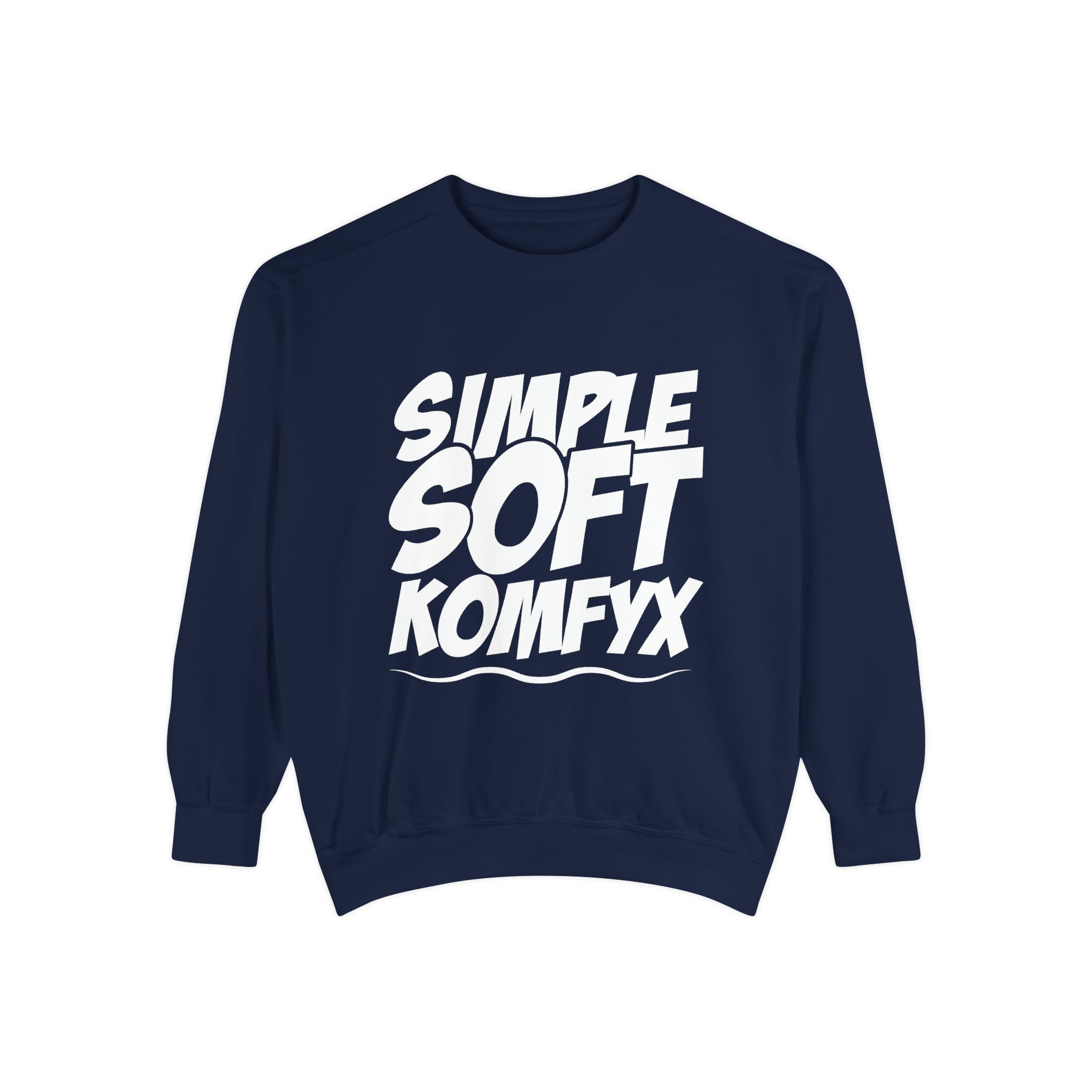 Simple Soft KomfyX - Garment-Dyed Sweatshirt