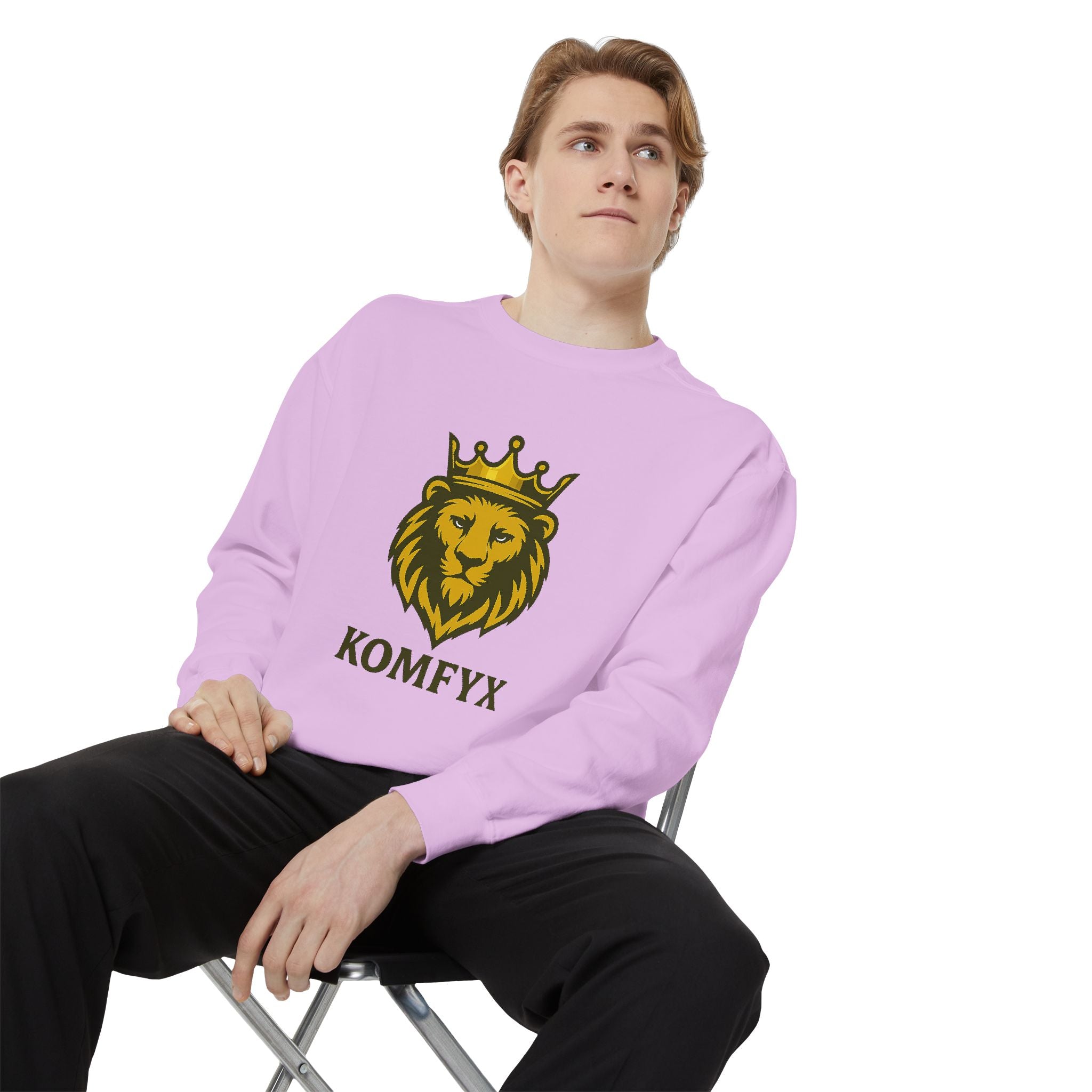 KOMFYX Lion - Garment-Dyed Sweatshirt