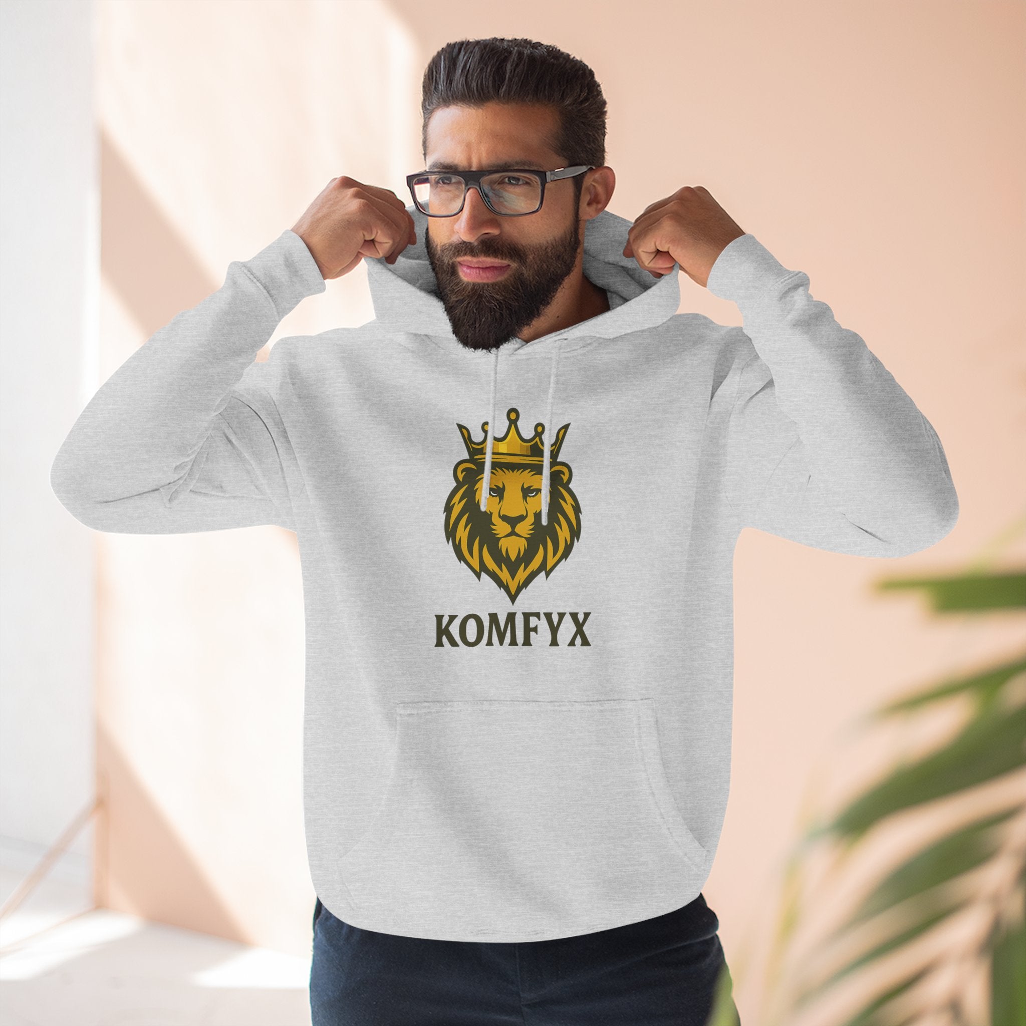 KomfyX - Three-Panel Fleece Hoodie