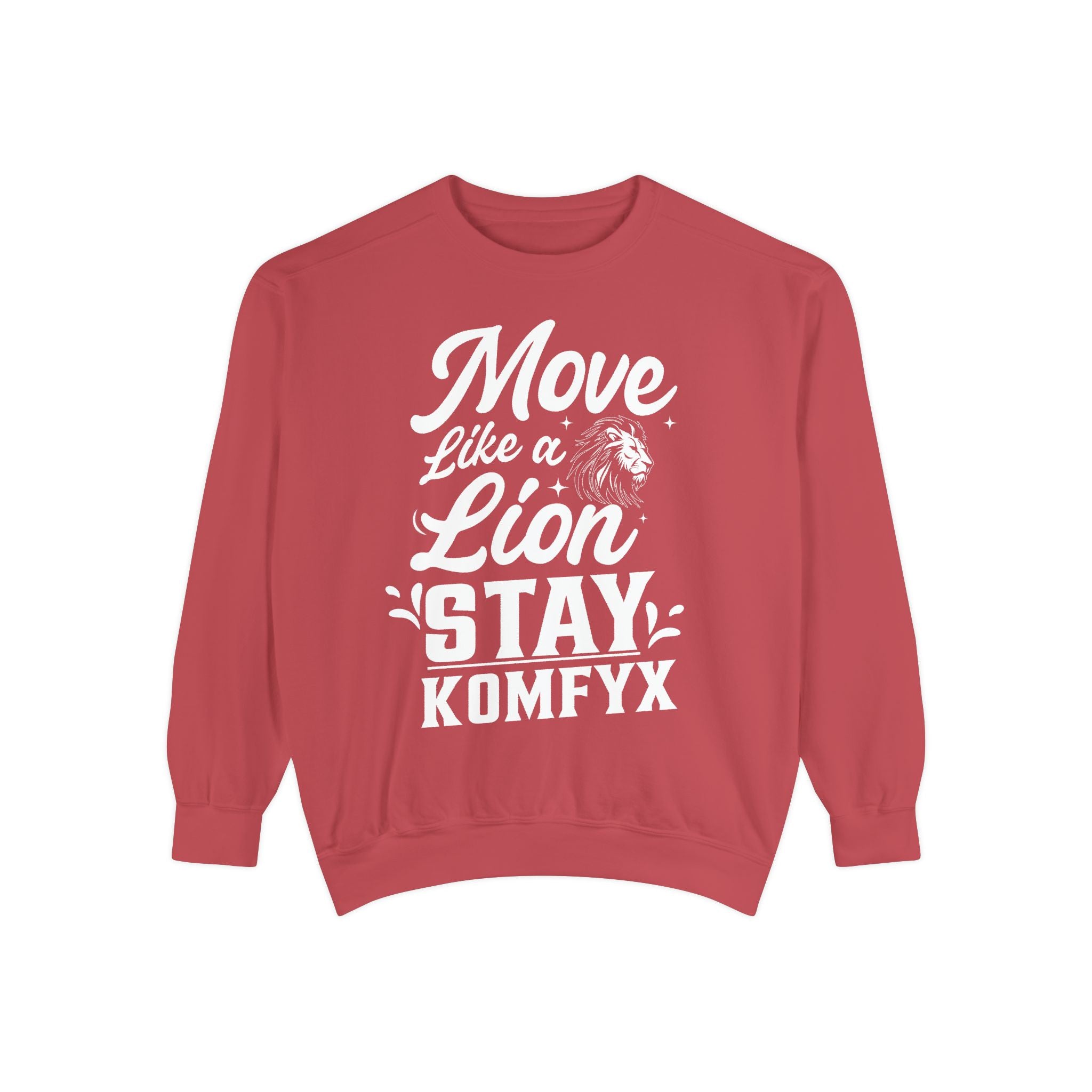 Move like a lion - Garment-Dyed Sweatshirt