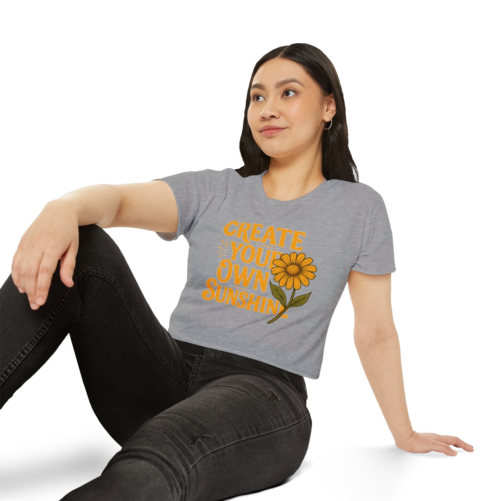 Create Your Own Sunshine - Women's Festival Crop Top