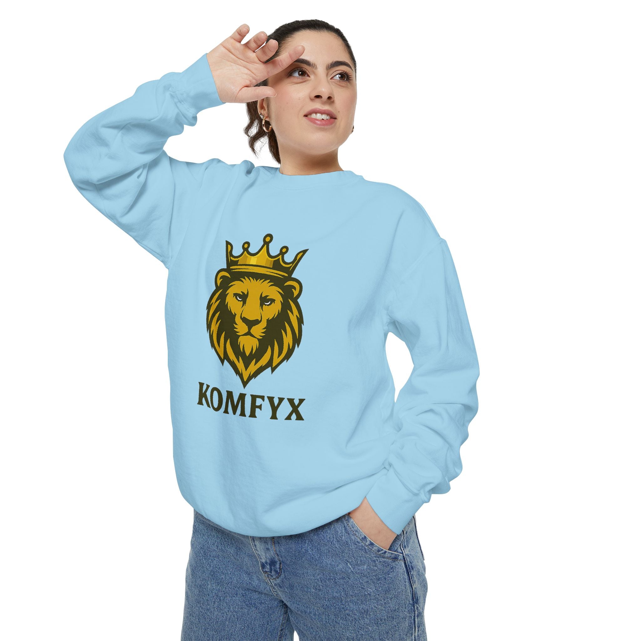 KOMFYX Lion - Garment-Dyed Sweatshirt