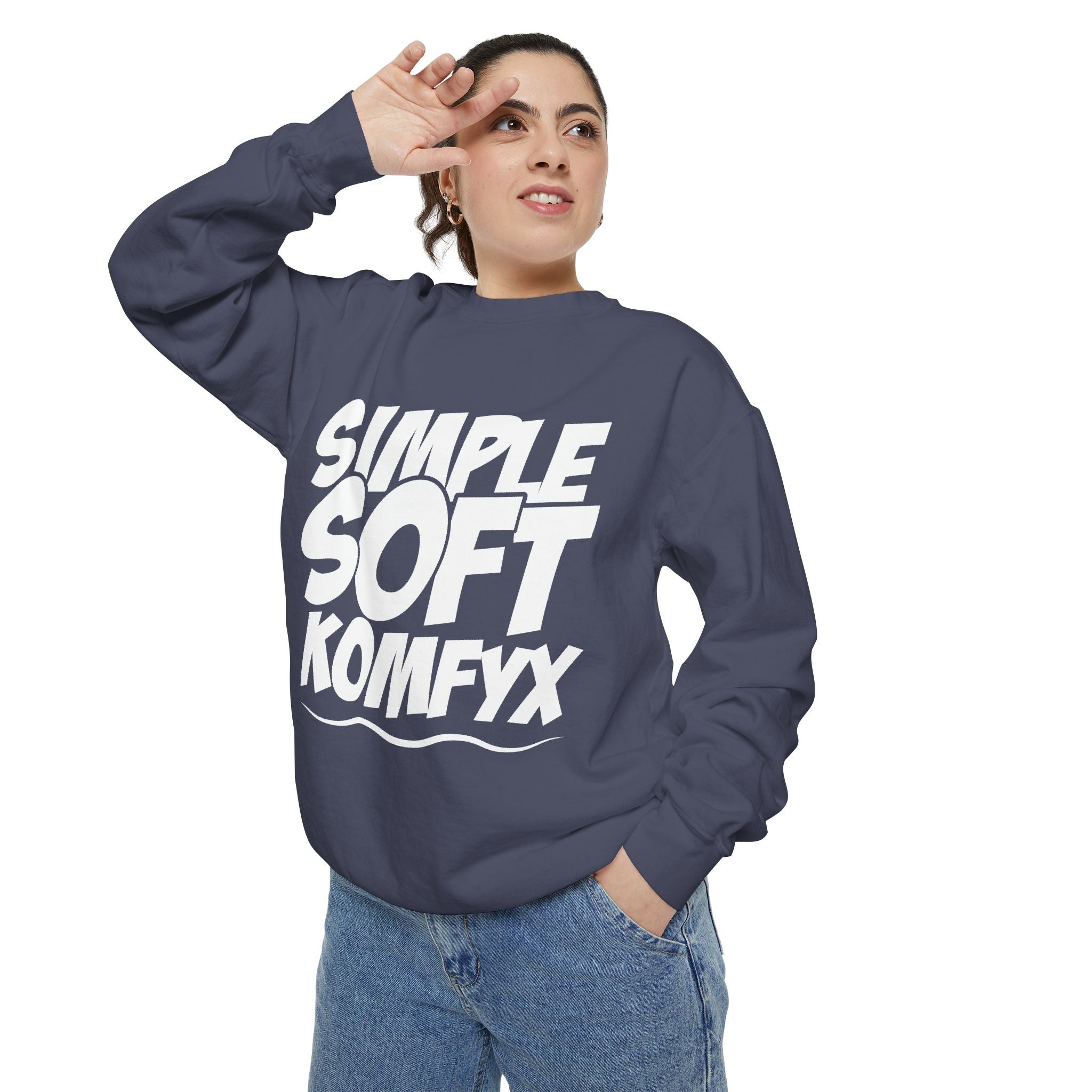 Simple Soft KomfyX - Garment-Dyed Sweatshirt