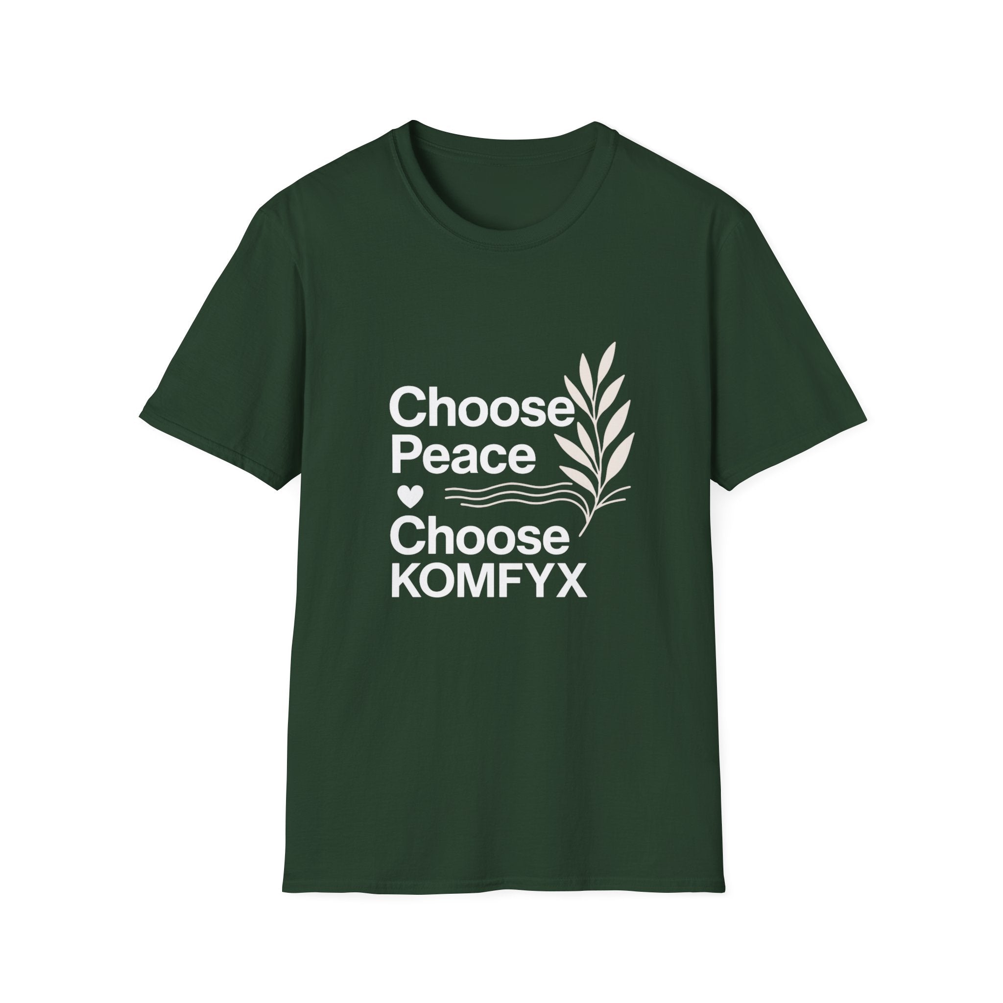 Choose Peace, Choose KOMFYX - Soft Style T-Shirt
