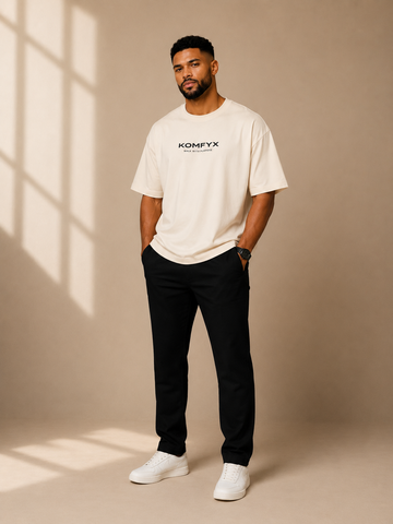 KOMFYX Essential Oversized Tee | Premium Men's Luxury T-Shirt