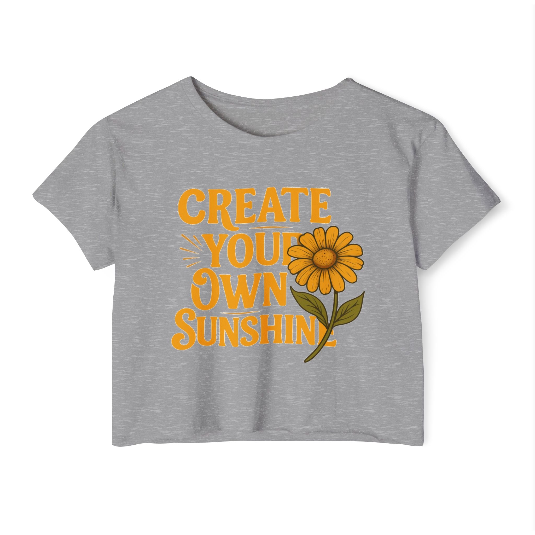 Create Your Own Sunshine - Women's Festival Crop Top