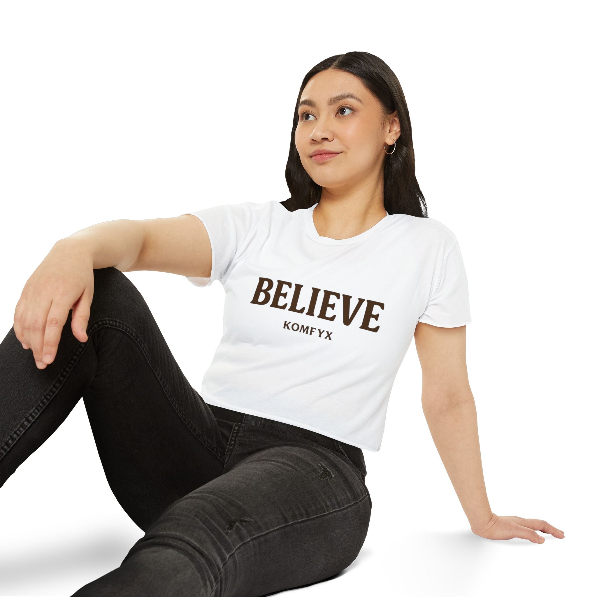 Believe KOMFYX - Women's Festival Crop Top