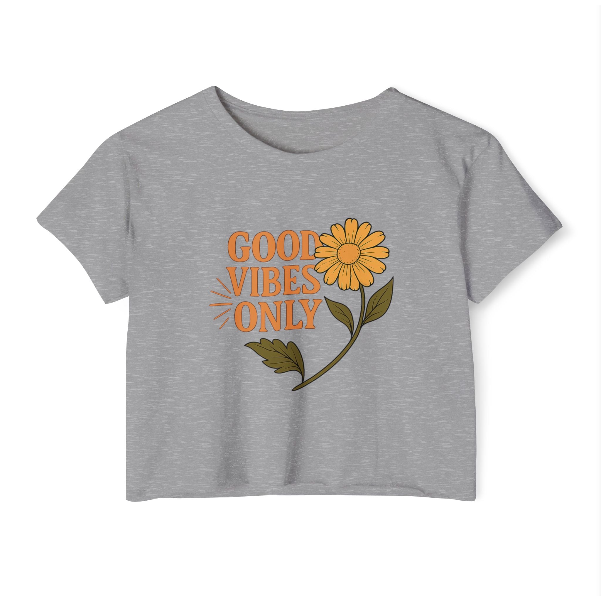 Good Vibes Only - Women's Festival Crop Top