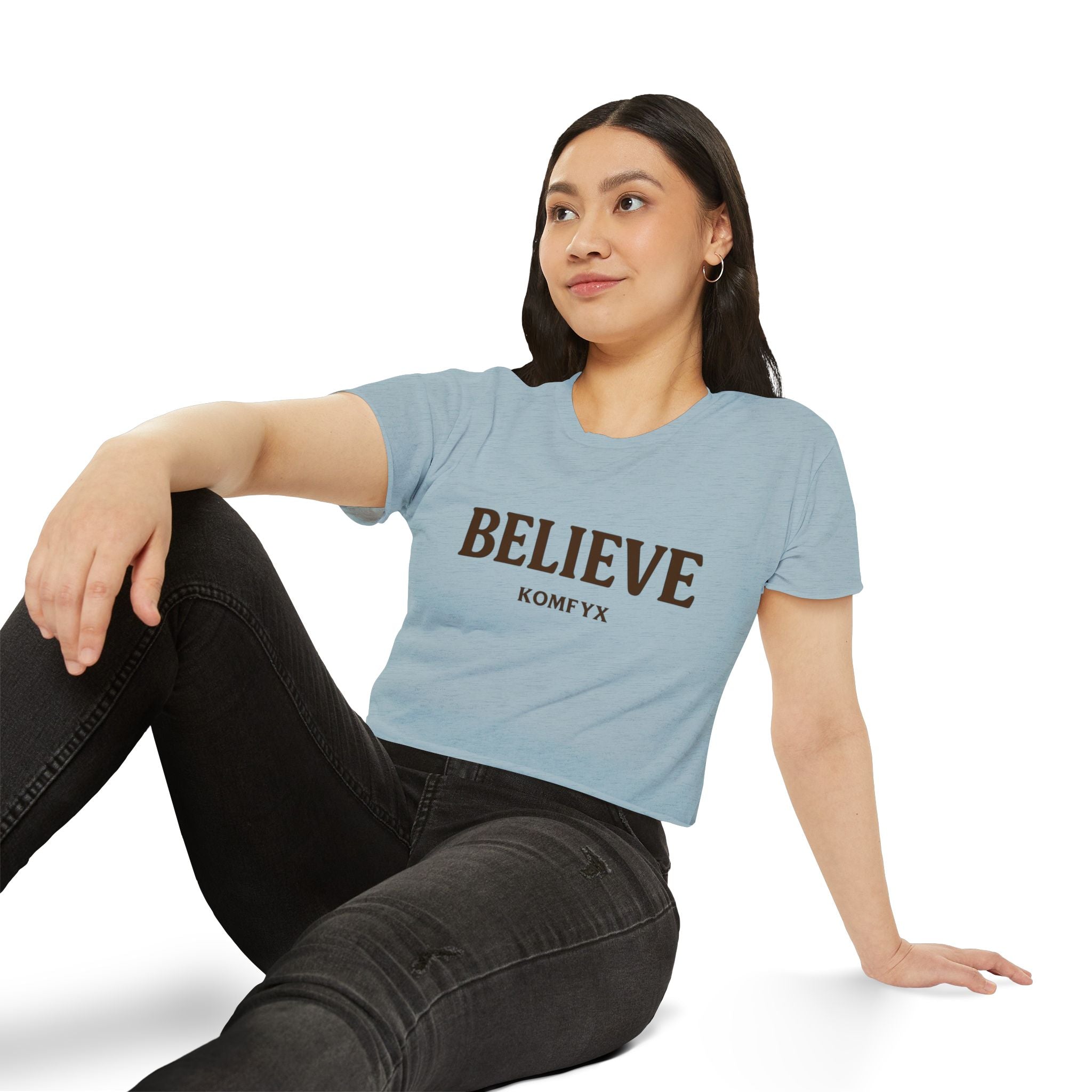 Believe KOMFYX - Women's Festival Crop Top