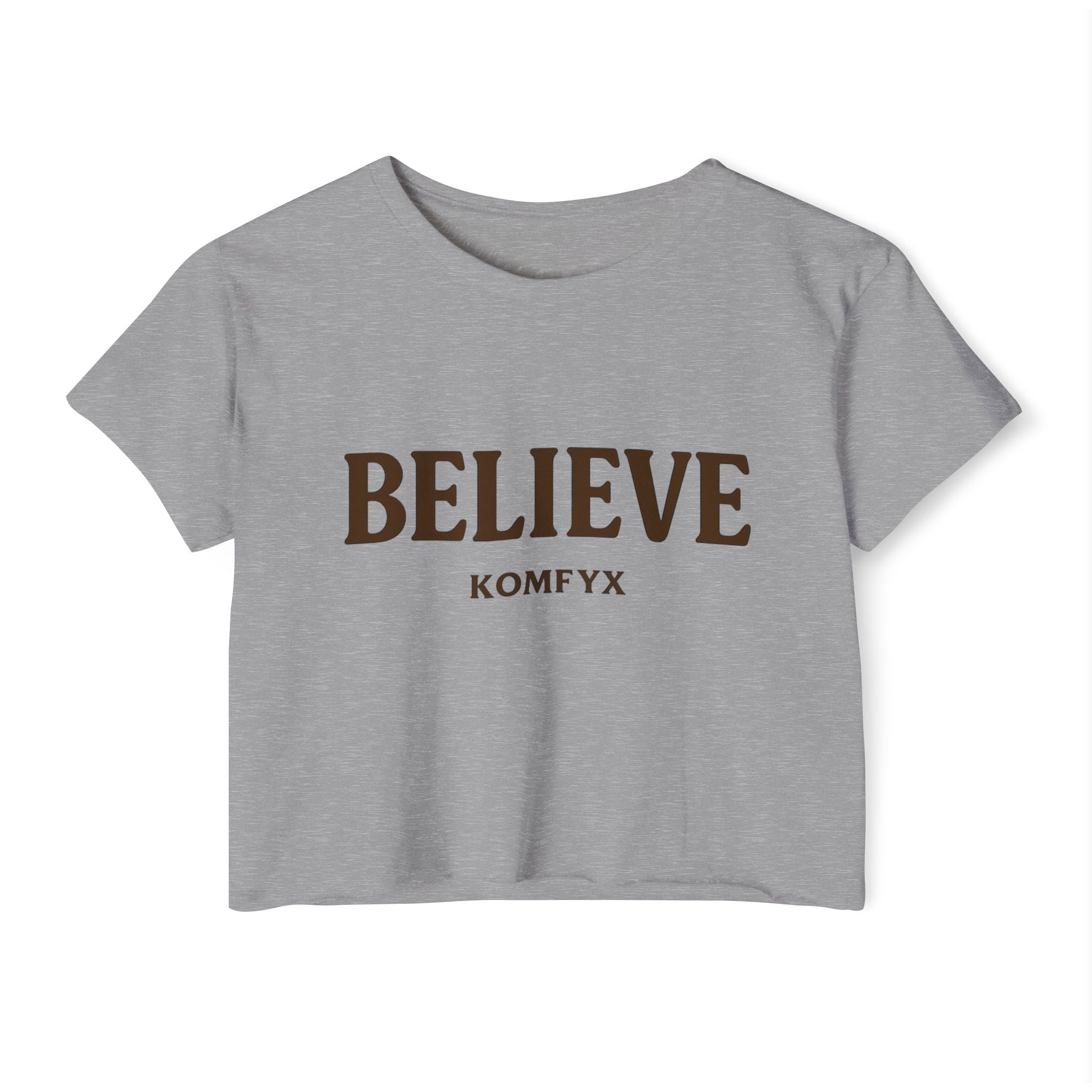Believe KOMFYX - Women's Festival Crop Top