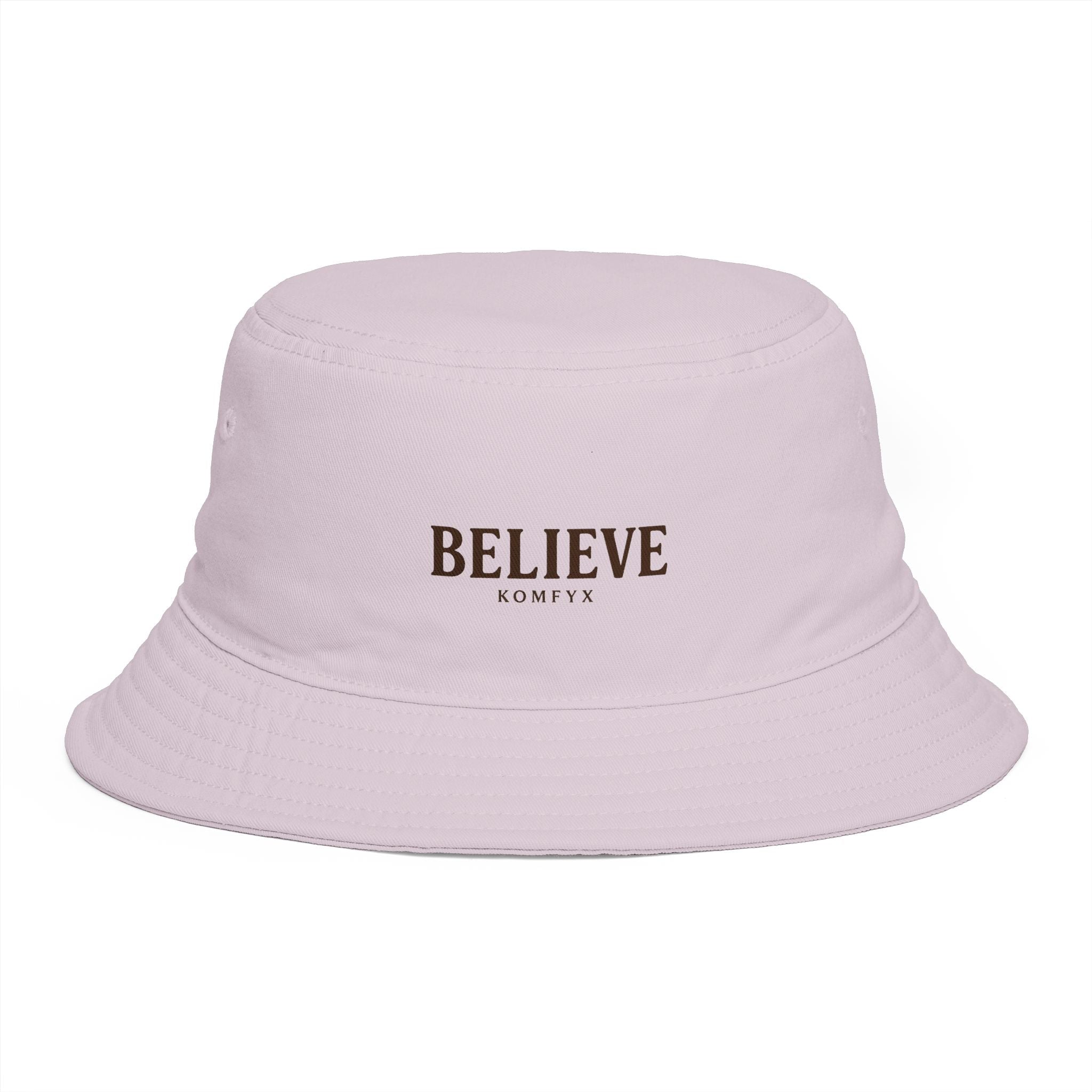 BELIEVE Bucket Hat | Premium Cotton Unisex Hat | KOMFYX