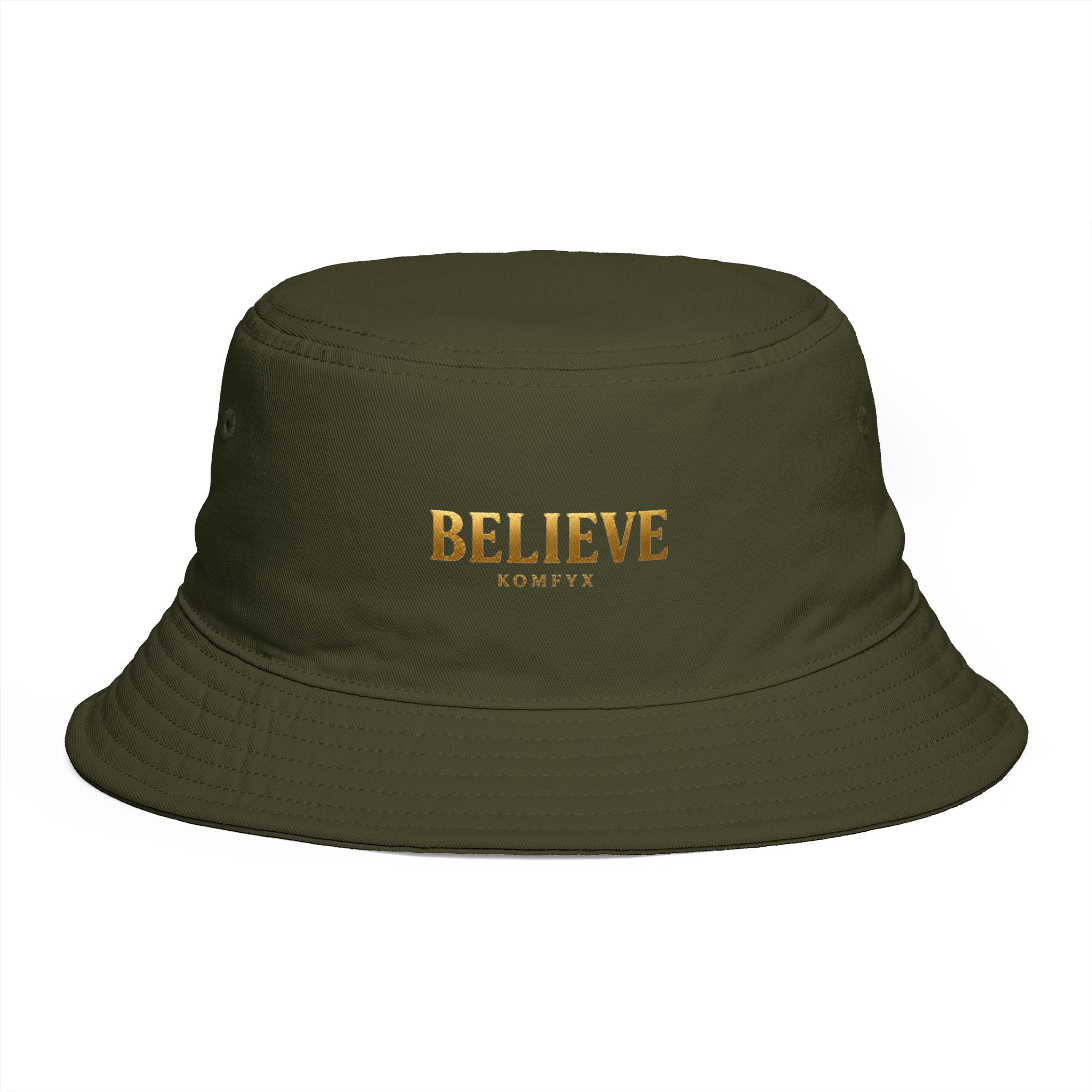 BELIEVE Bucket Hat | Premium Cotton Unisex Hat | KOMFYX