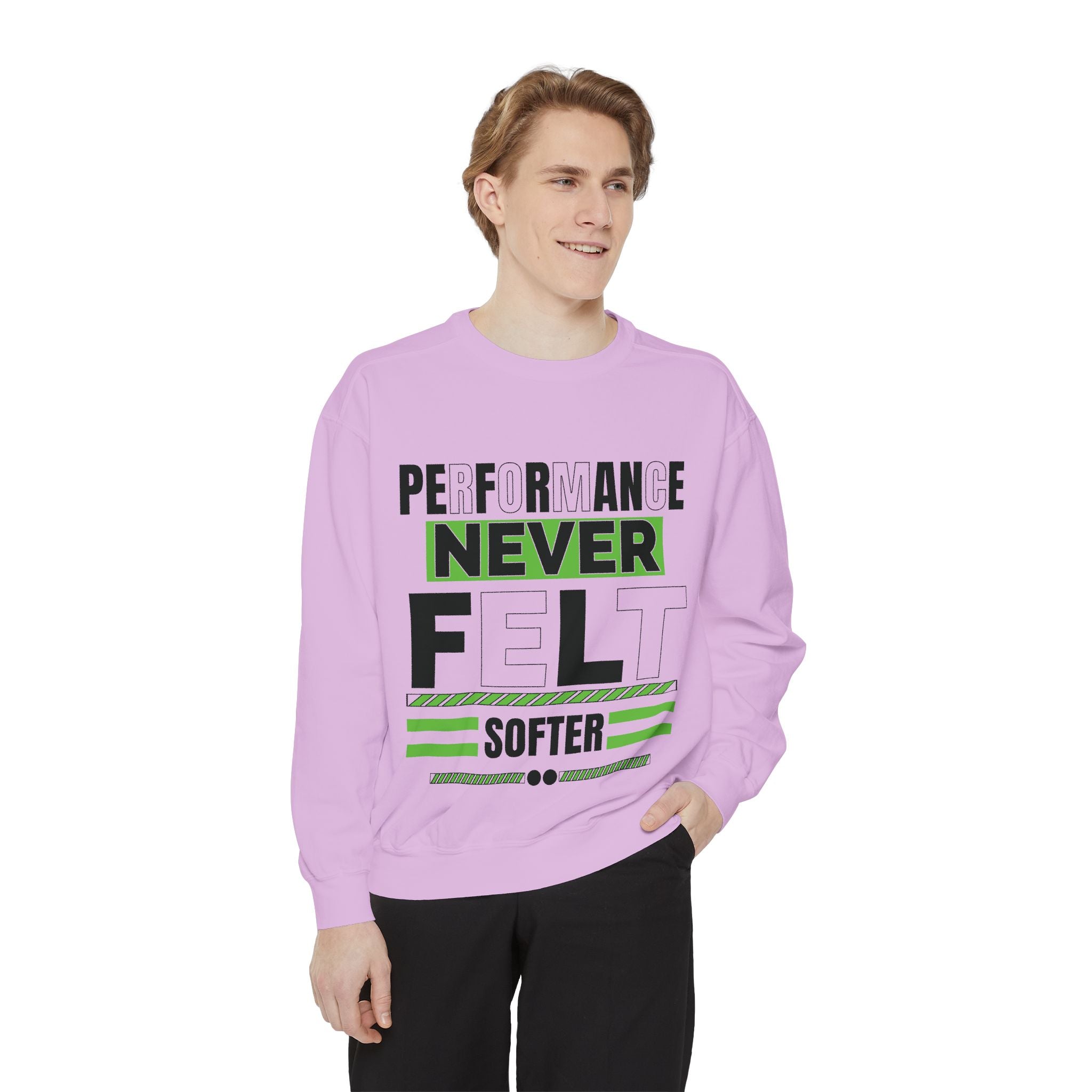 Performance Never Felt Softer - Garment-Dyed Sweatshirt