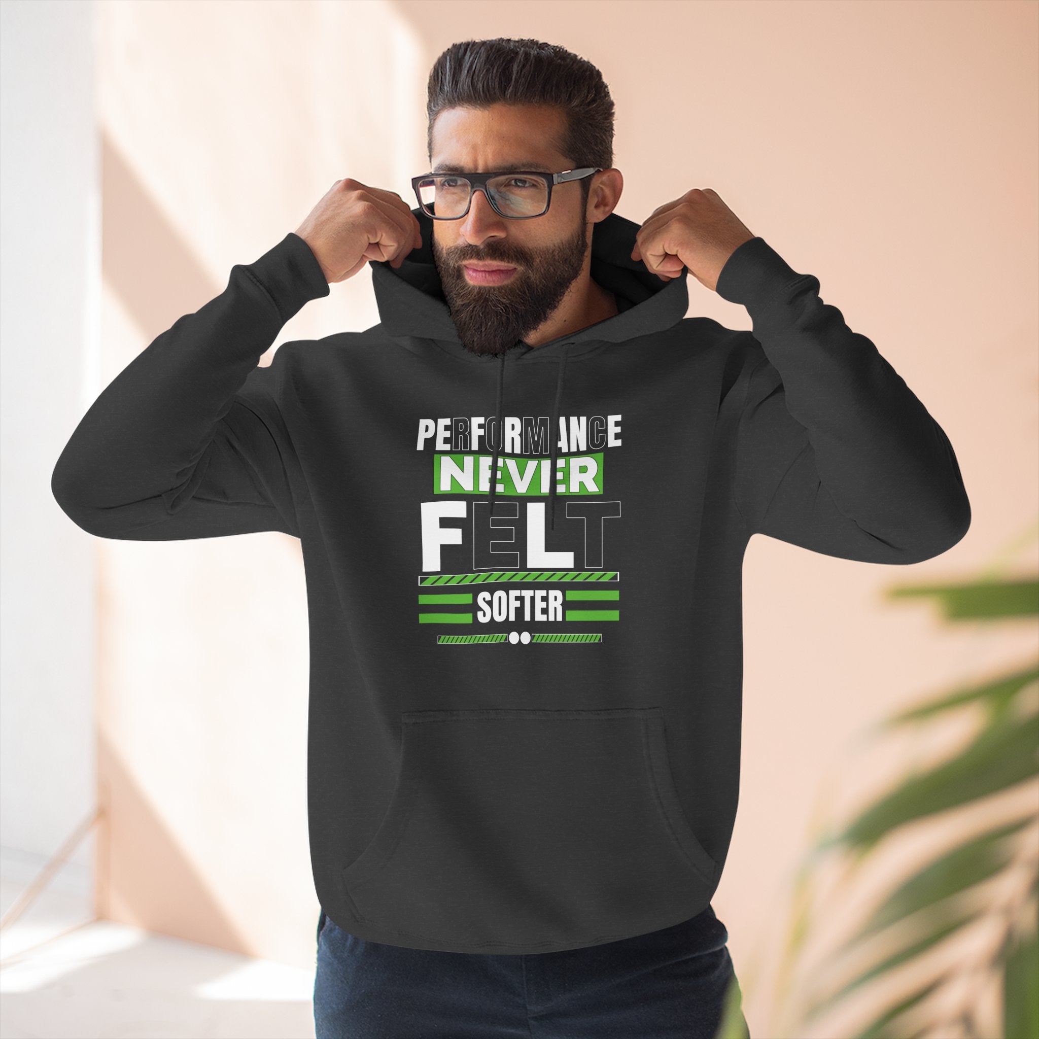 Performance Never Felt Softer - Three-Panel Fleece Hoodie