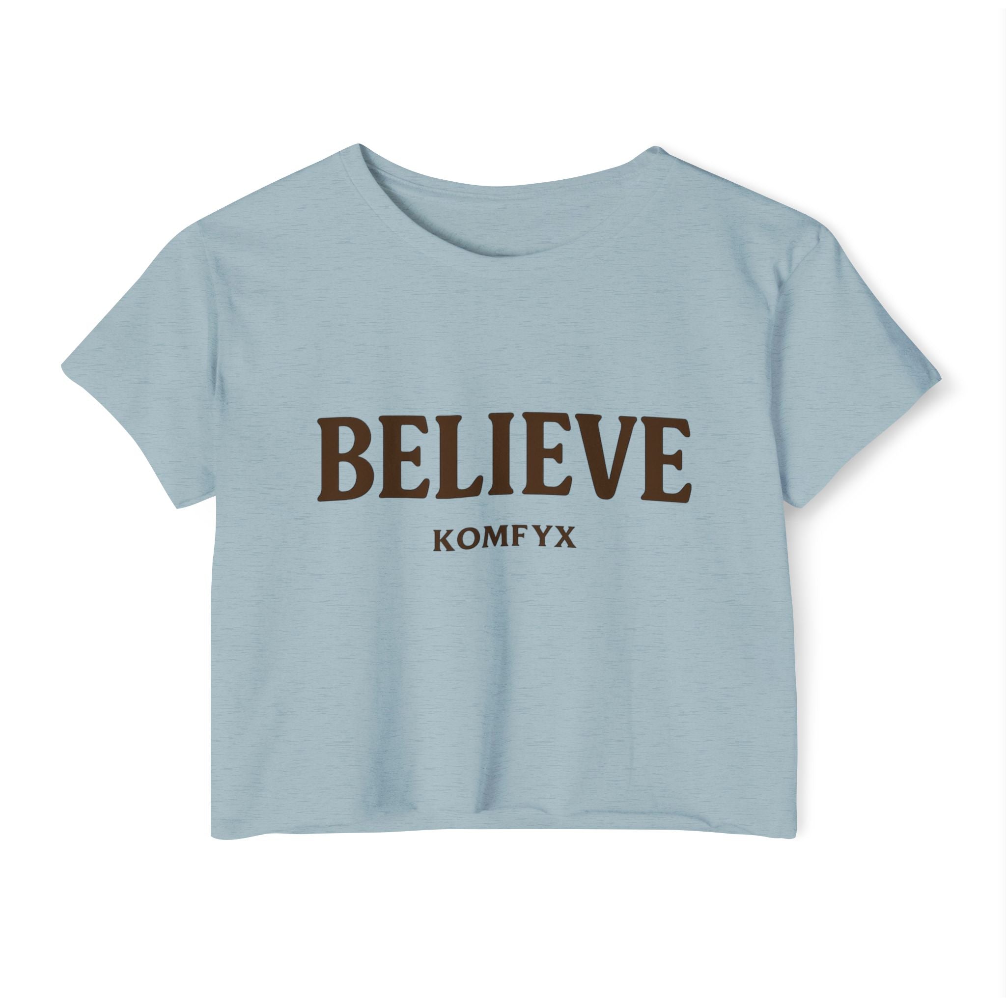 Believe KOMFYX - Women's Festival Crop Top