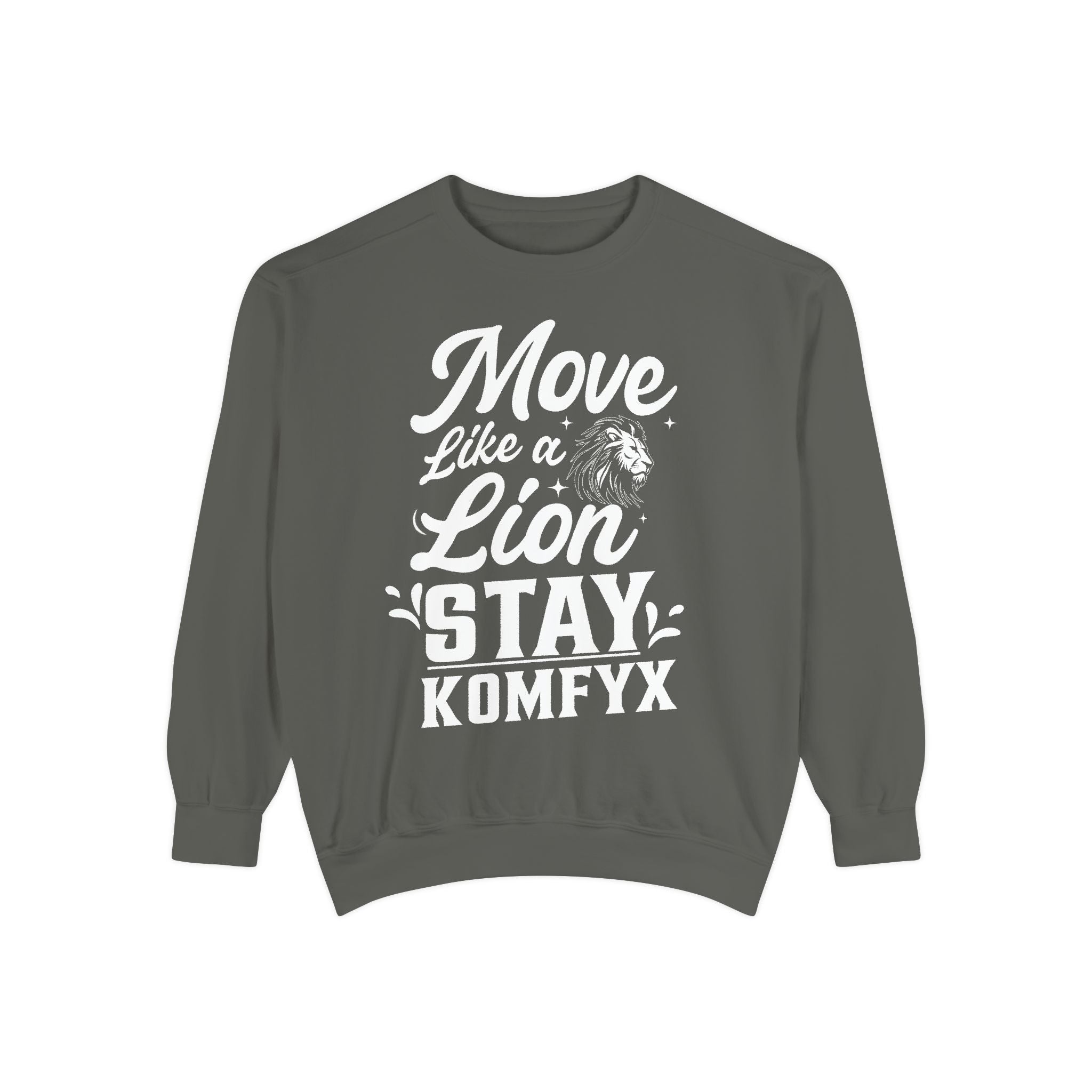 Move like a lion - Garment-Dyed Sweatshirt