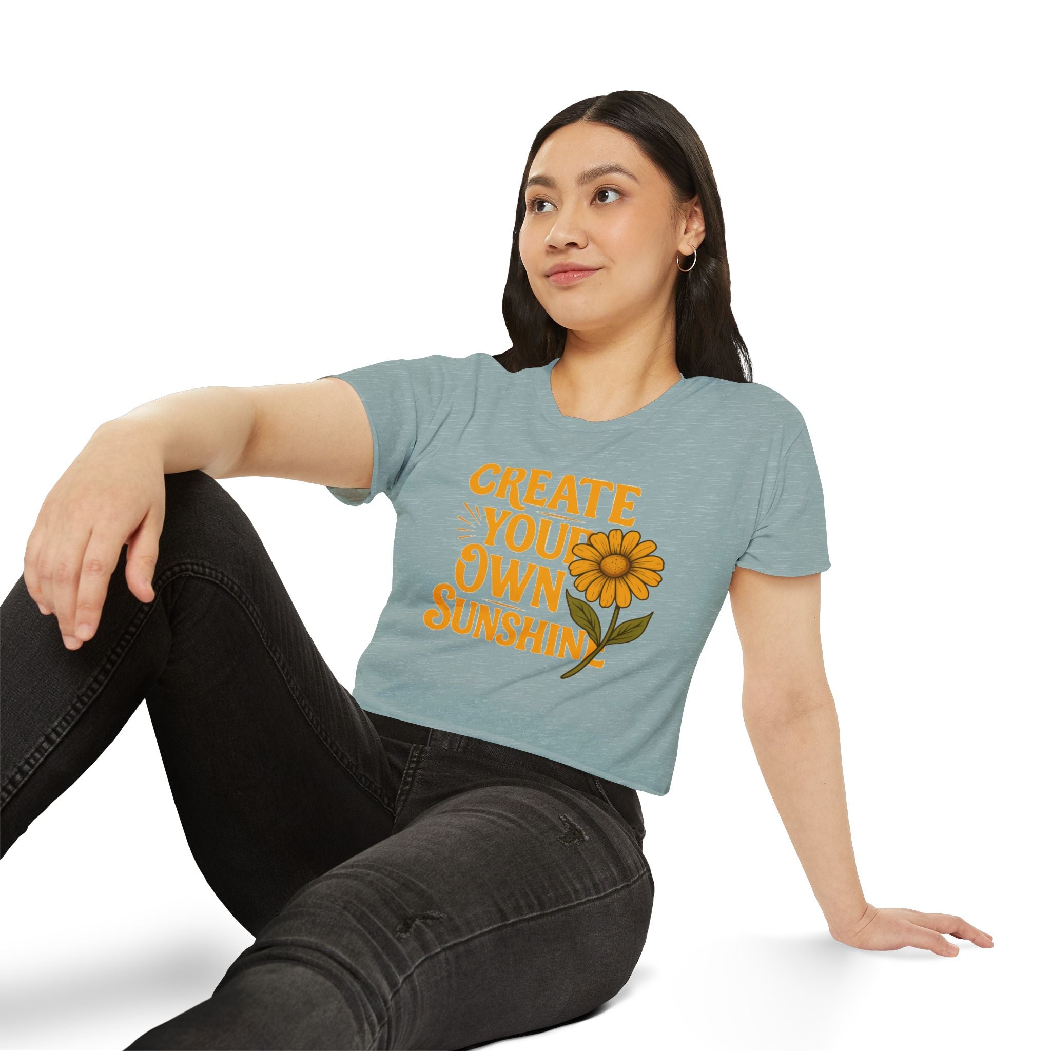 Create Your Own Sunshine - Women's Festival Crop Top