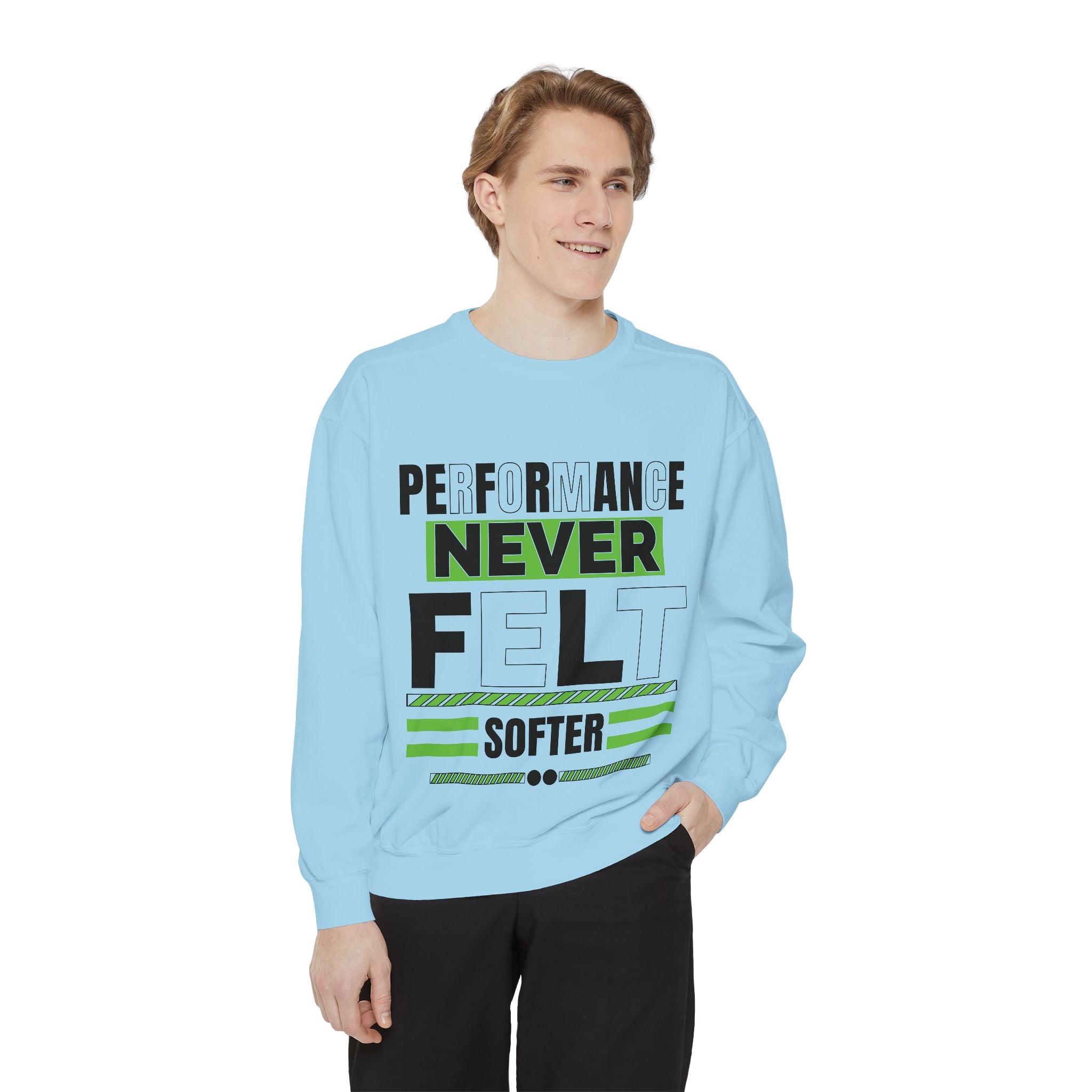 Performance Never Felt Softer - Garment-Dyed Sweatshirt