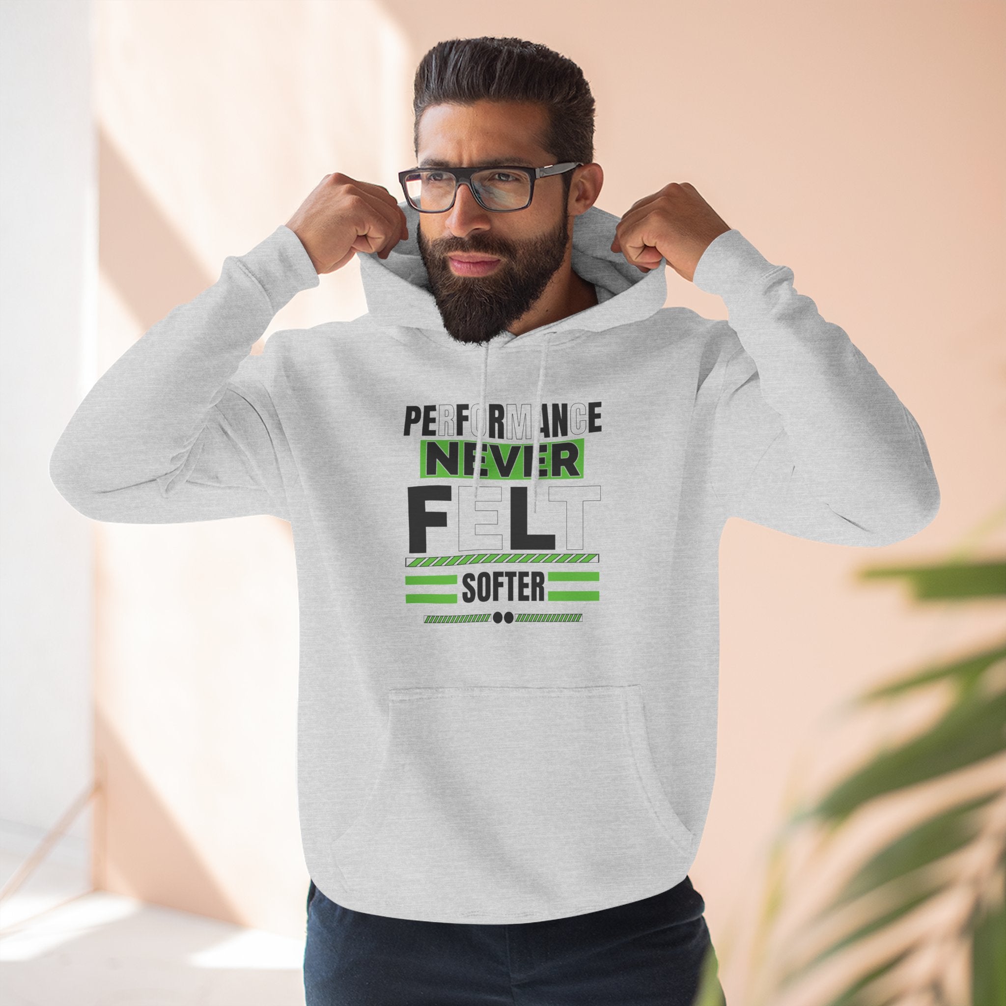 Performance Never Felt Softer - Three-Panel Fleece Hoodie