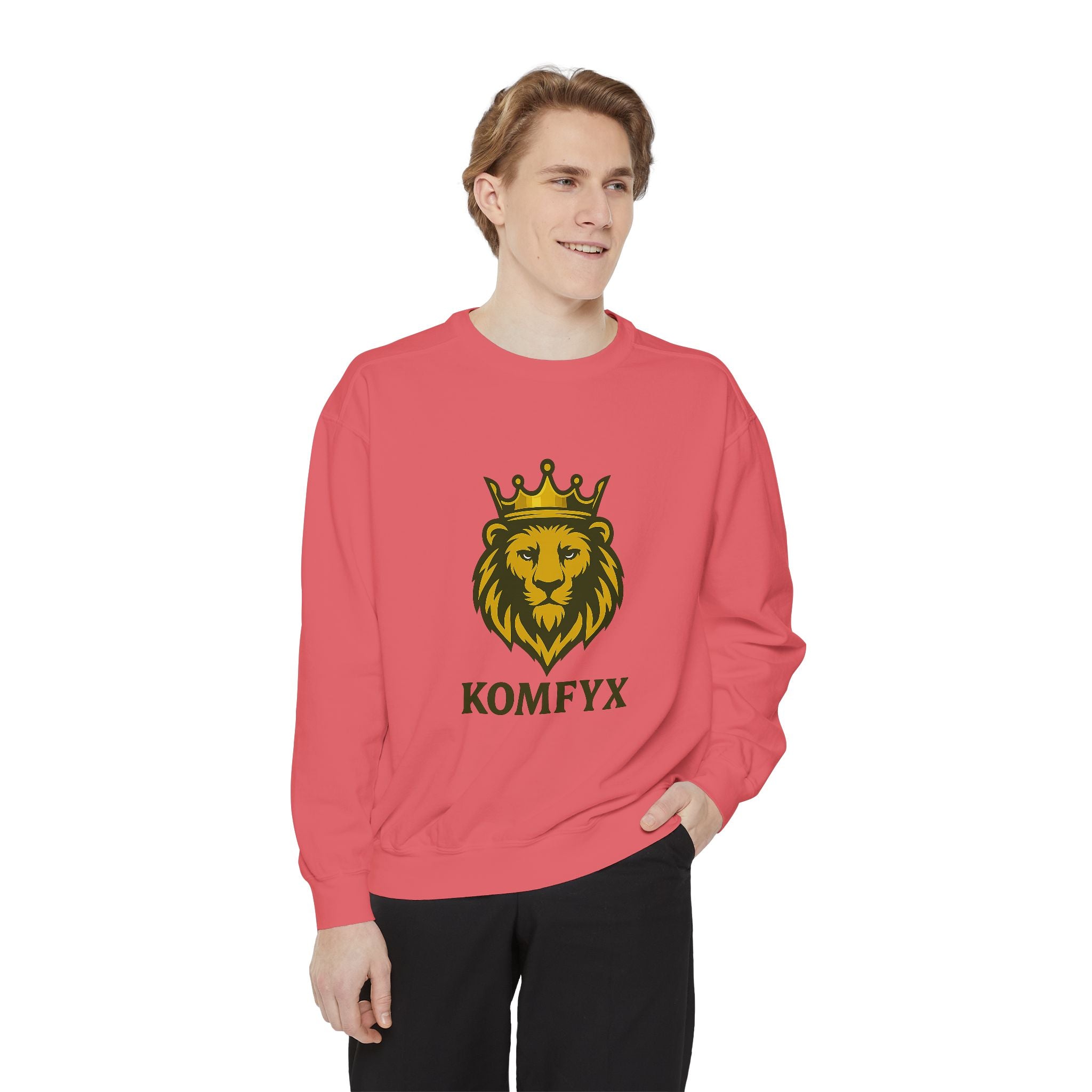 KOMFYX Lion - Garment-Dyed Sweatshirt