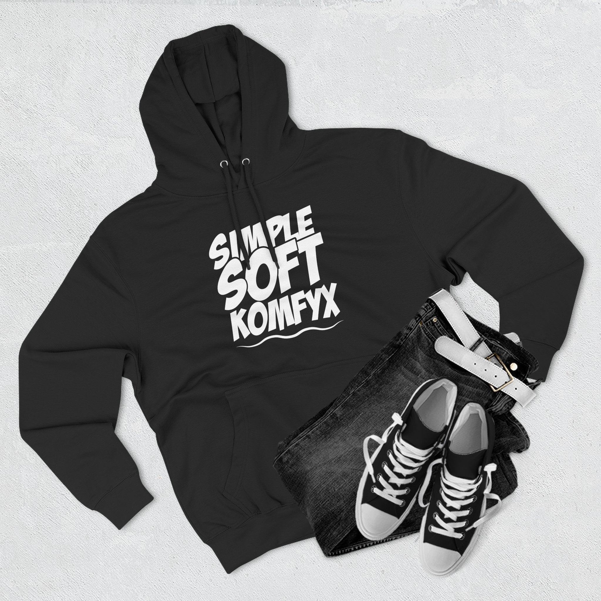 Simple Soft KomfyX - Three-Panel Fleece Hoodie